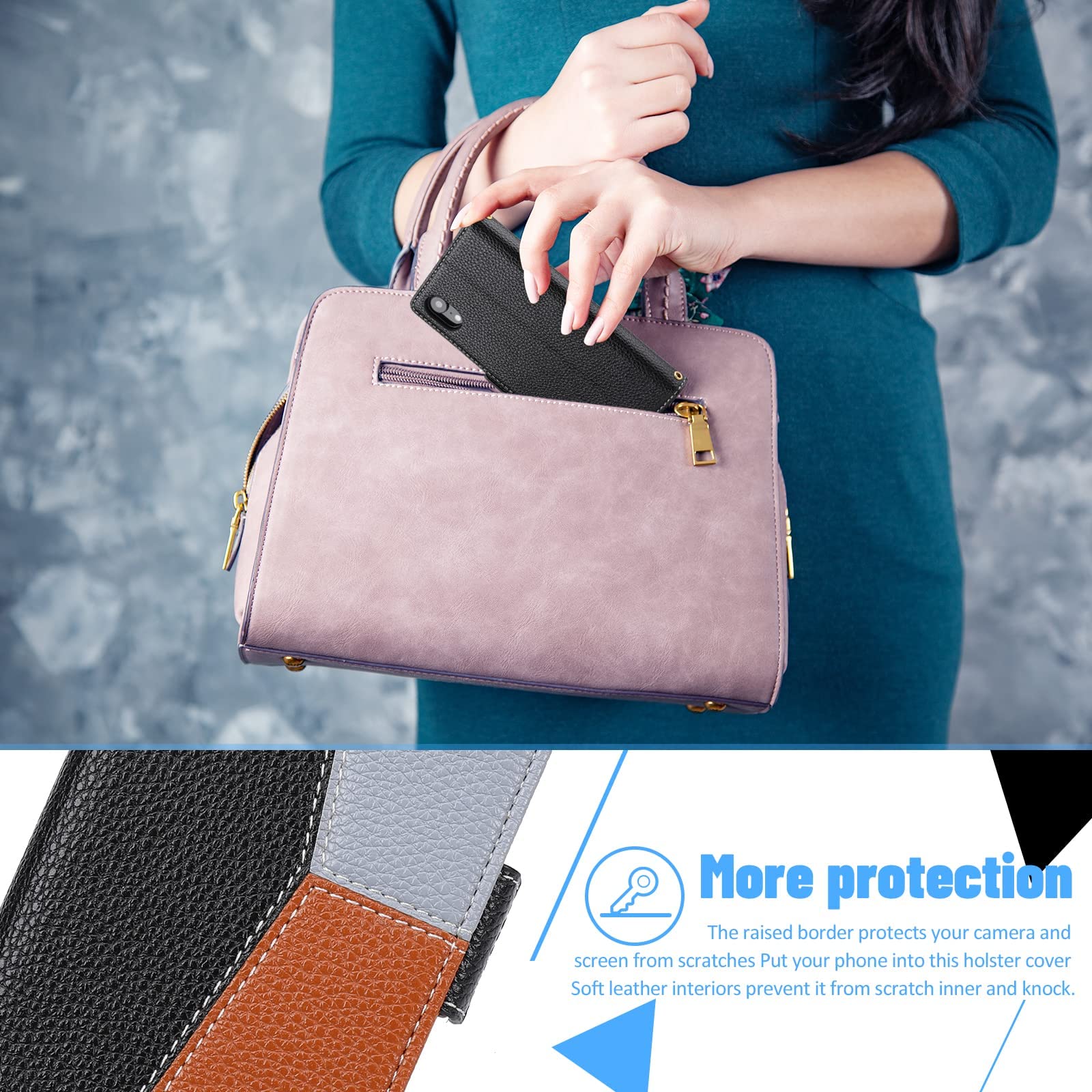 Premium Leather Wallet Case for iPhone X/XS with Card Slots & Wrist Strap | Flip Folio Protective Cover | Splice Black Design | Perfect for Business, Travel & Everyday Use