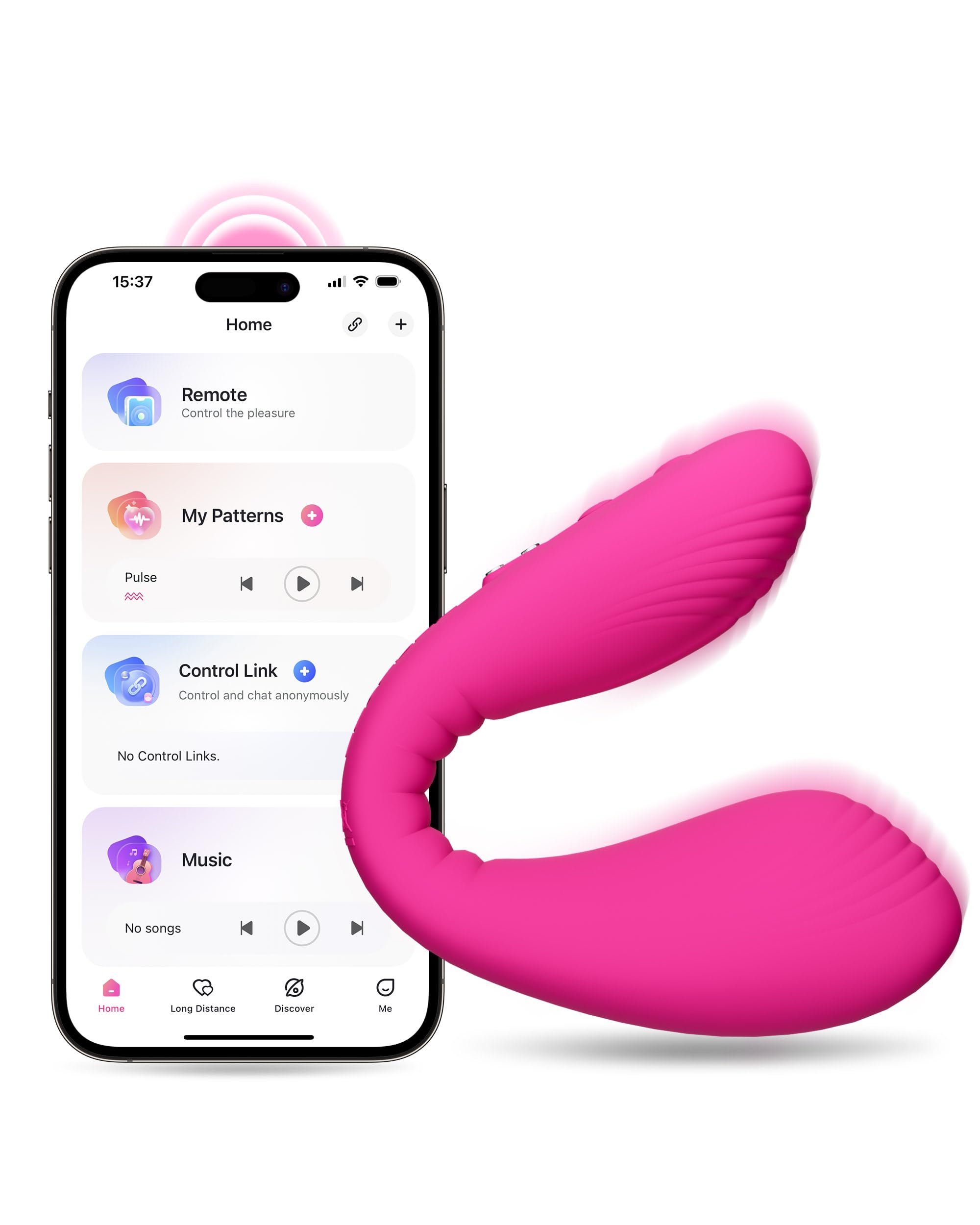 LOVENSE Dolce - Remote Control Vibrator for Women, Dual Stimulation G-Spot & Clitoris Vibrating Sex Toy with 10 Vibration Patterns - Adult Sex Toys for Couples Play, Long Distance Relationships & Solo Pleasure