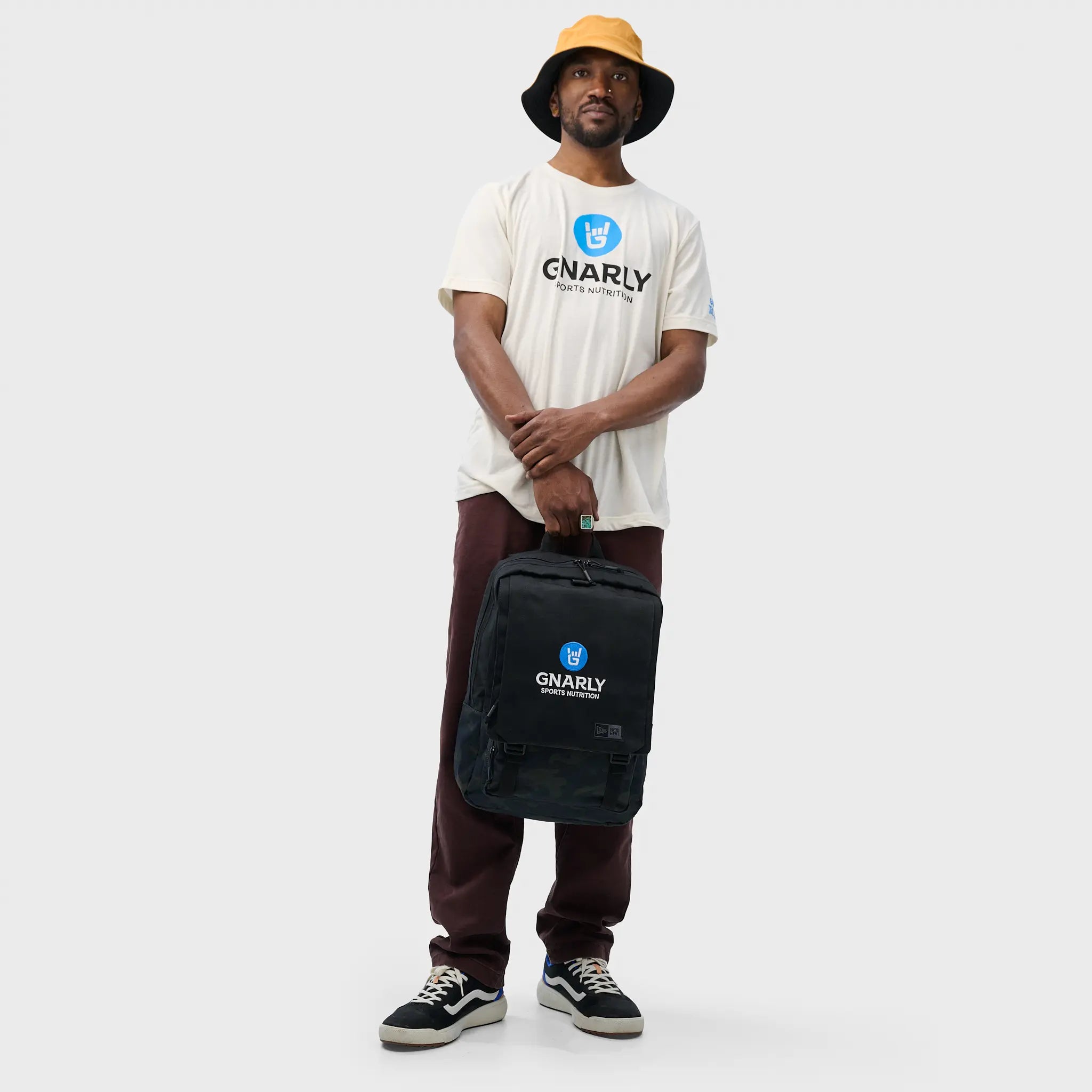 Gnarly X New Era Backpack - Durable Laptop Backpack for Men & Women, Water-Resistant School & Travel Backpack with USB Charging Port - Perfect for College, Work, Hiking & Daily Commute