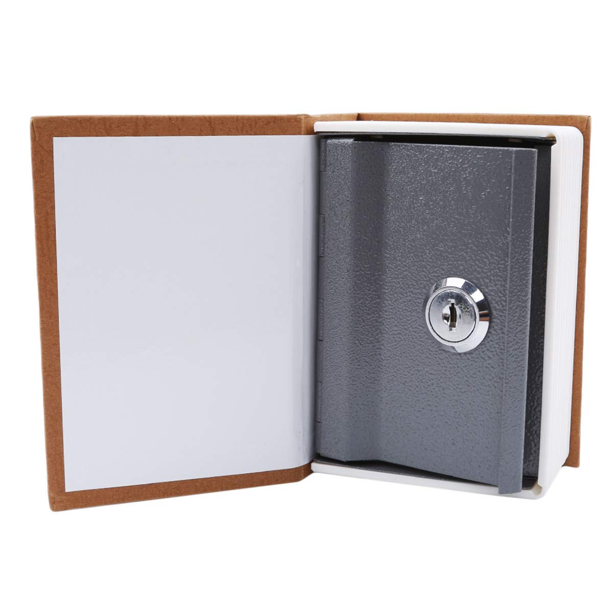 Small Book Safe with Key Lock - Hidden Dictionary Diversion Safe Box for Cash & Valuables - Perfect for Home, Office & Travel Security