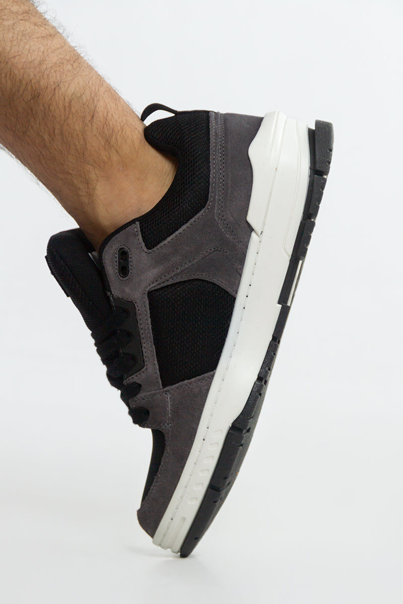 Mormaii Crest Grey Running Shoes for Men - Lightweight & Breathable Sneakers for Jogging, Gym Workouts, and Daily Wear