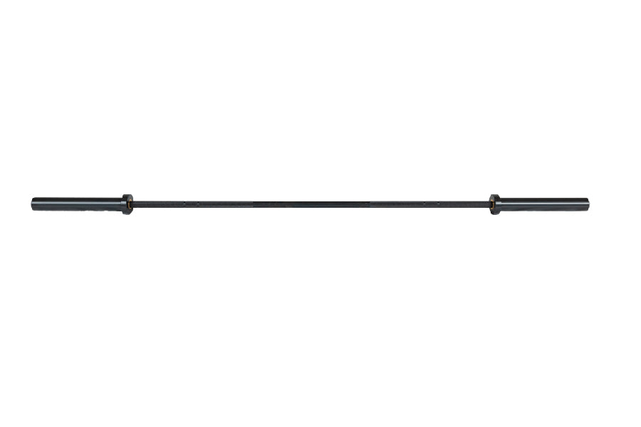 Warrior 8 Bearing Cerakote Olympic Barbell - All Black Weightlifting Bar for CrossFit, Powerlifting & Home Gym Training
