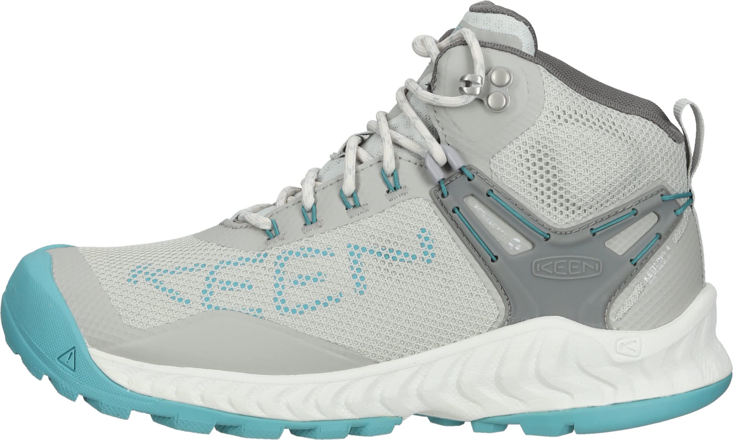 KEEN Women's Nxis Evo Mid Height Waterproof Hiking Boots - Lightweight & Comfortable for Outdoor Adventures, Fast Packing, Trail Running & Camping