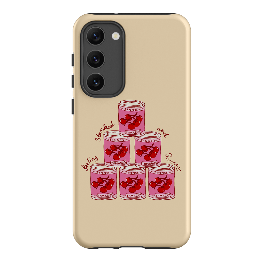Stylish Saucy Supper Design Phone Case - Trendy Protective Cover for iPhone & Android - Perfect for Daily Use, Work & Travel