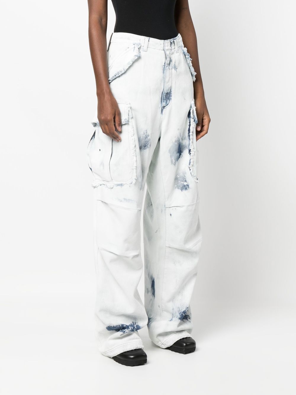 DARKPARK Women's High Waist White Jeans - Slim Fit Stretch Denim Pants for Casual Wear & Everyday Outfits