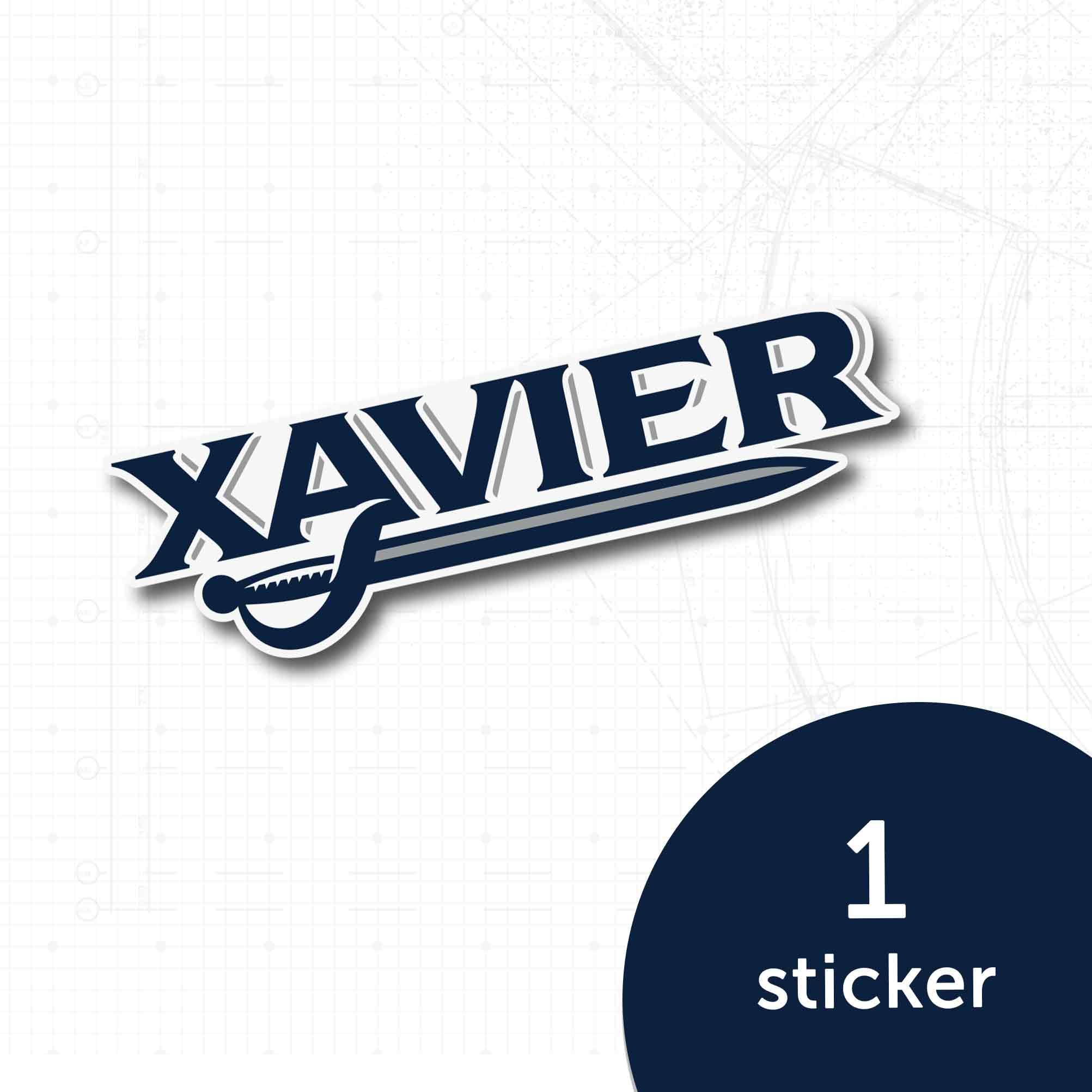 Xavier University Desert Cactus Sticker - XU Musketeers Vinyl Decal for Laptop, Water Bottle, Car & Scrapbook - Durable Waterproof College Decoration - Perfect for School Spirit, Gifts & Fan Accessories