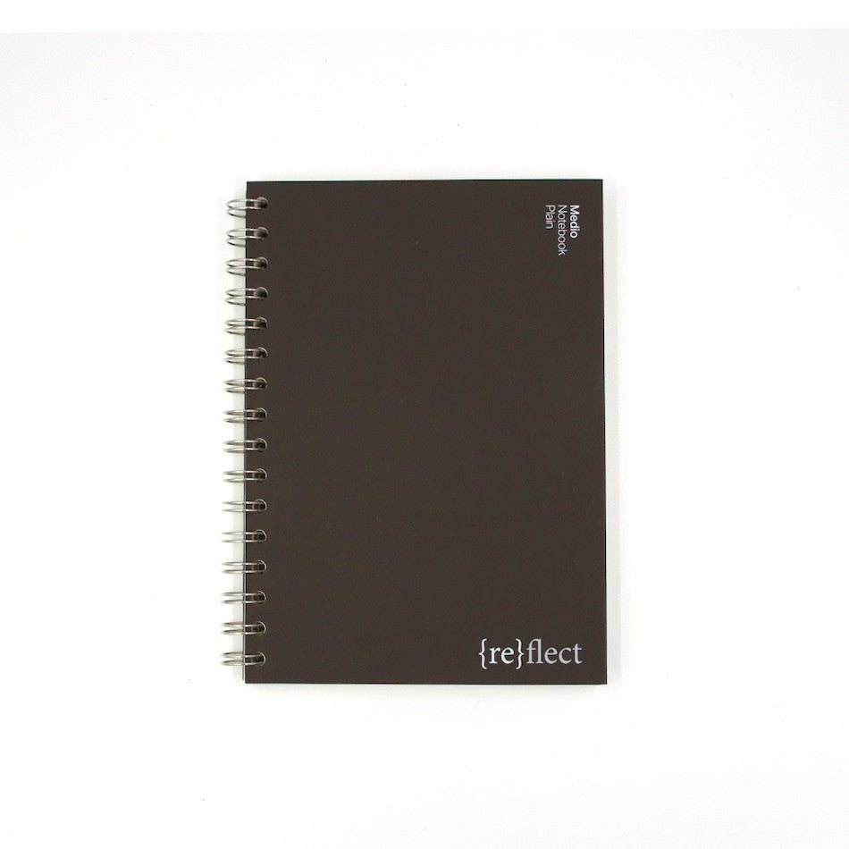 Coffeenotes Medio Wiro Notebook Espresso - Hardcover Spiral Bound Journal for Coffee Lovers, Perfect for Note Taking, Sketching & Gift Giving - Ideal for Baristas, Coffee Shops & Office Use