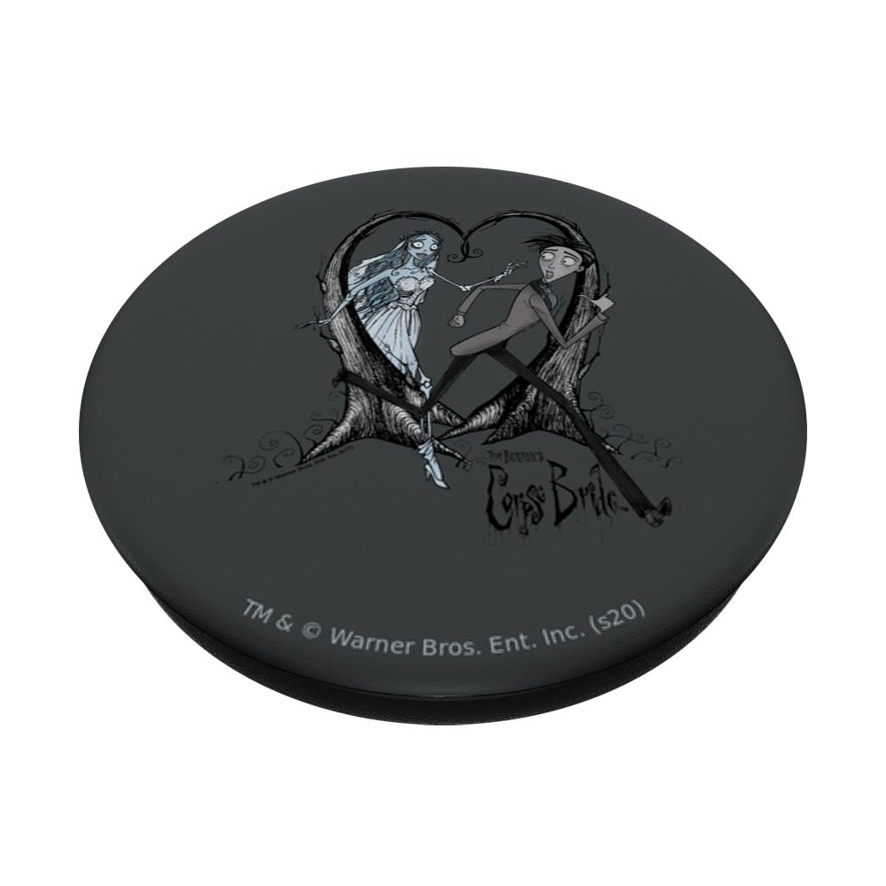 Corpse Bride Runaway Groom PopSockets Standard PopGrip - Swappable Phone Grip & Stand for iPhone, Samsung & Smartphones - Perfect for Movie Fans, Halloween & Gothic Style Lovers