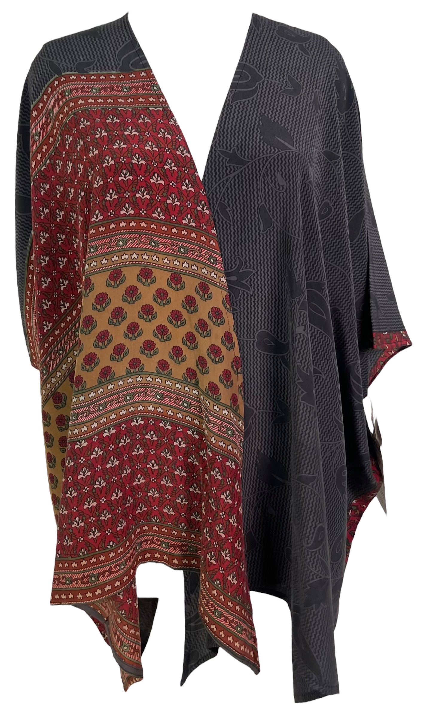 PRC6494 Women's Pure Silk Cardigan - Soft & Lightweight Silk Wrap for Elegant Dinners & Evening Events