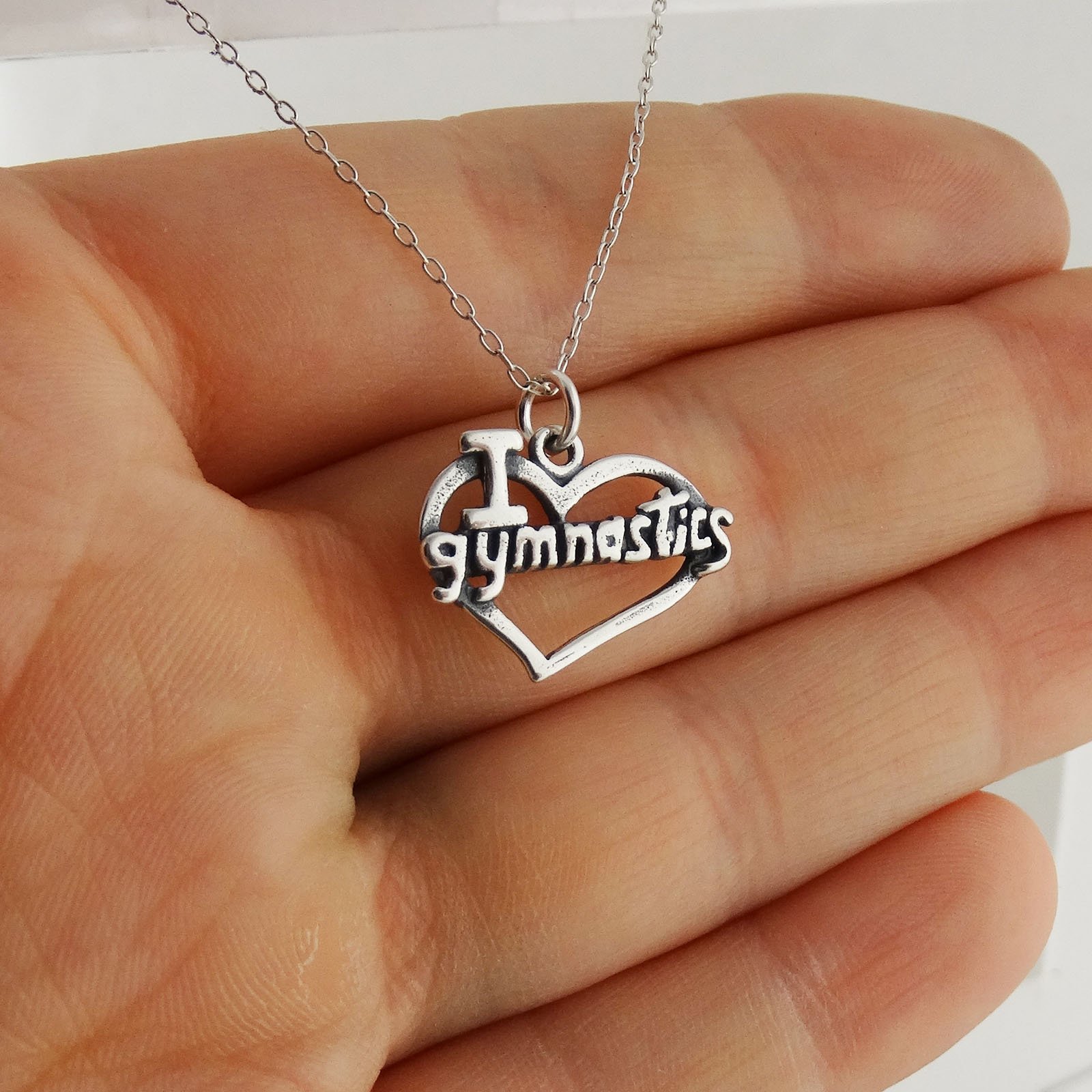FashionJunkie4Life Sterling Silver I Love Hobby Charm Necklace - Elegant Jewelry Gift for Hobby Enthusiasts | Perfect for Birthdays, Anniversaries & Everyday Wear