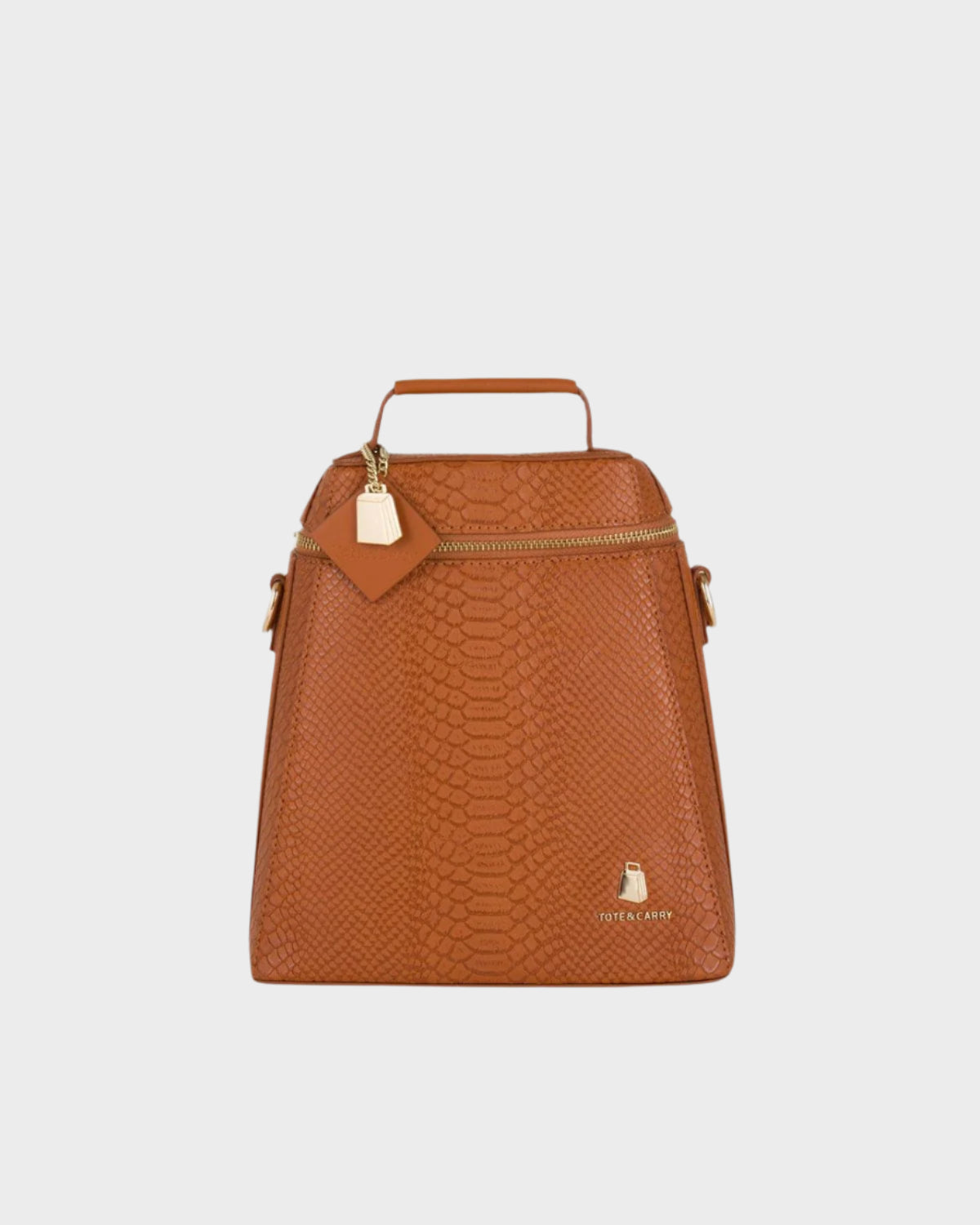 Stylish Cowbell Backpack in Caramel Brown - Perfect for School, Travel & Outdoor Adventures