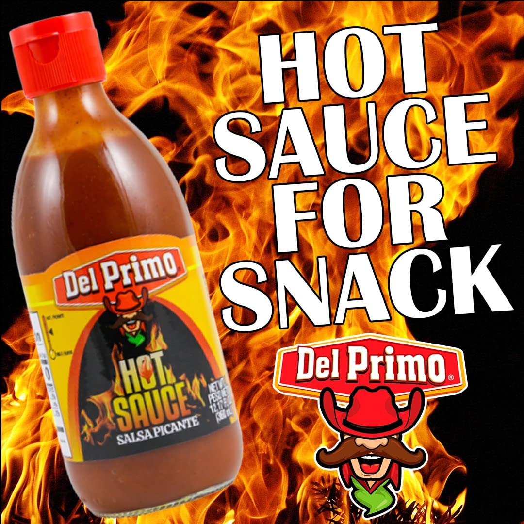 Primal Hot Sauce - 12.17oz (12 Pack) | Premium Spicy Salsa | Perfect for Tacos, Wings & Mexican Dishes | Hot Sauce Variety Pack