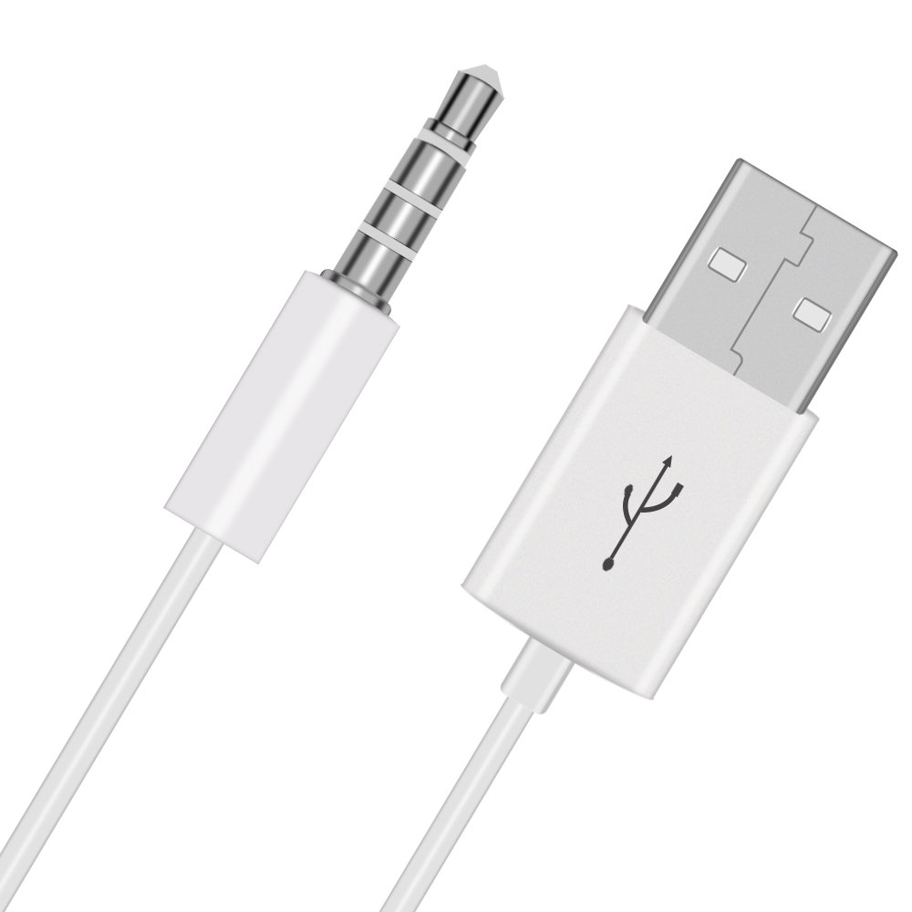 Original Beats By Dre Studio Wireless Headphones Replacement USB Charger Cable - 3.5mm Audio & Charging Cord (White) | Perfect for Home, Office & Travel Use