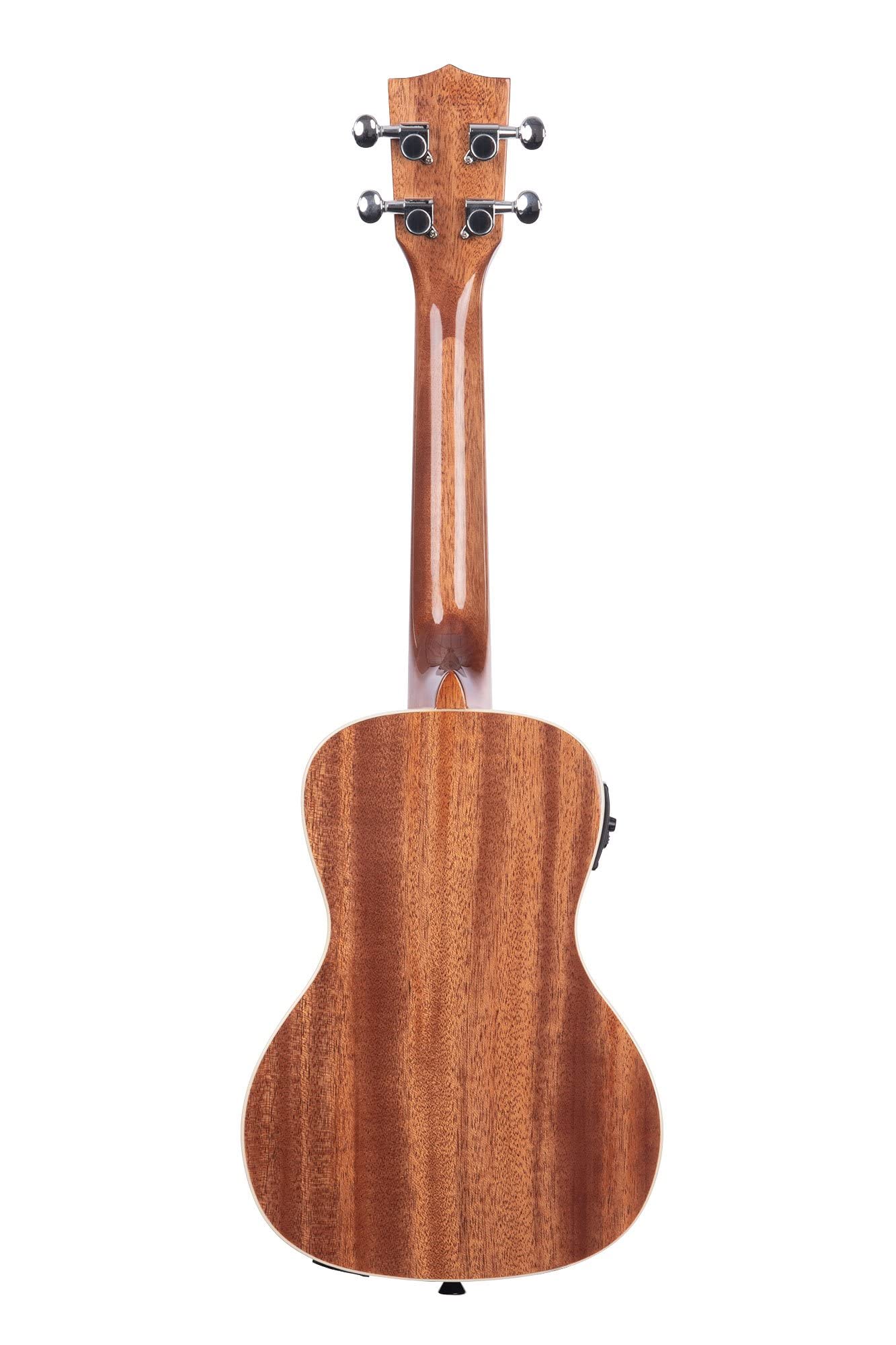 Kala KA-CGE Gloss Mahogany Concert Ukulele with Electronics - Natural Finish Acoustic Electric Ukelele for Beginners & Professionals - Perfect for Live Performances, Studio Recording & Travel