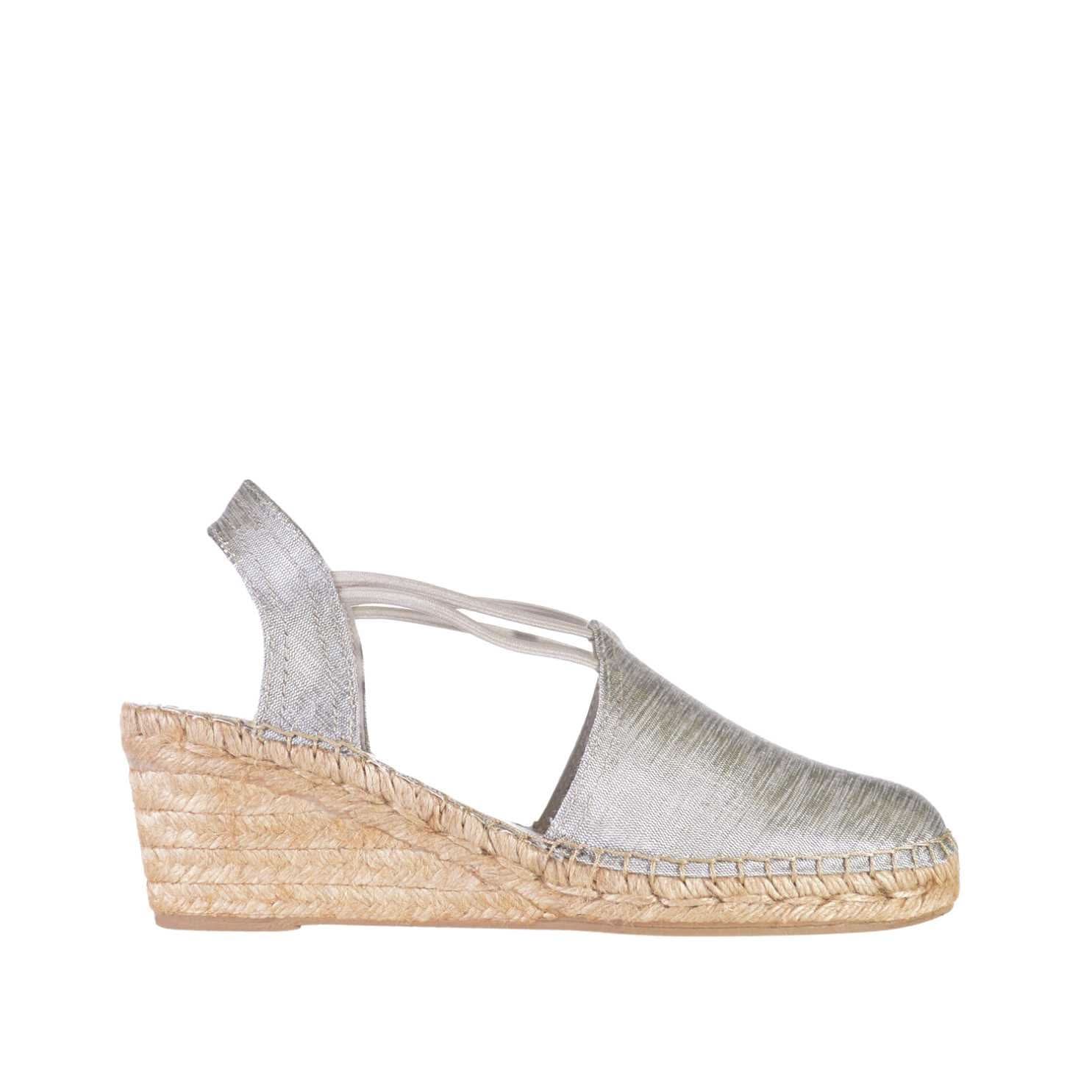 Women's Metallic Wedge Espadrille Sandals - Stylish Summer Platform Shoes for Beach, Party & Casual Wear | Turia Collection