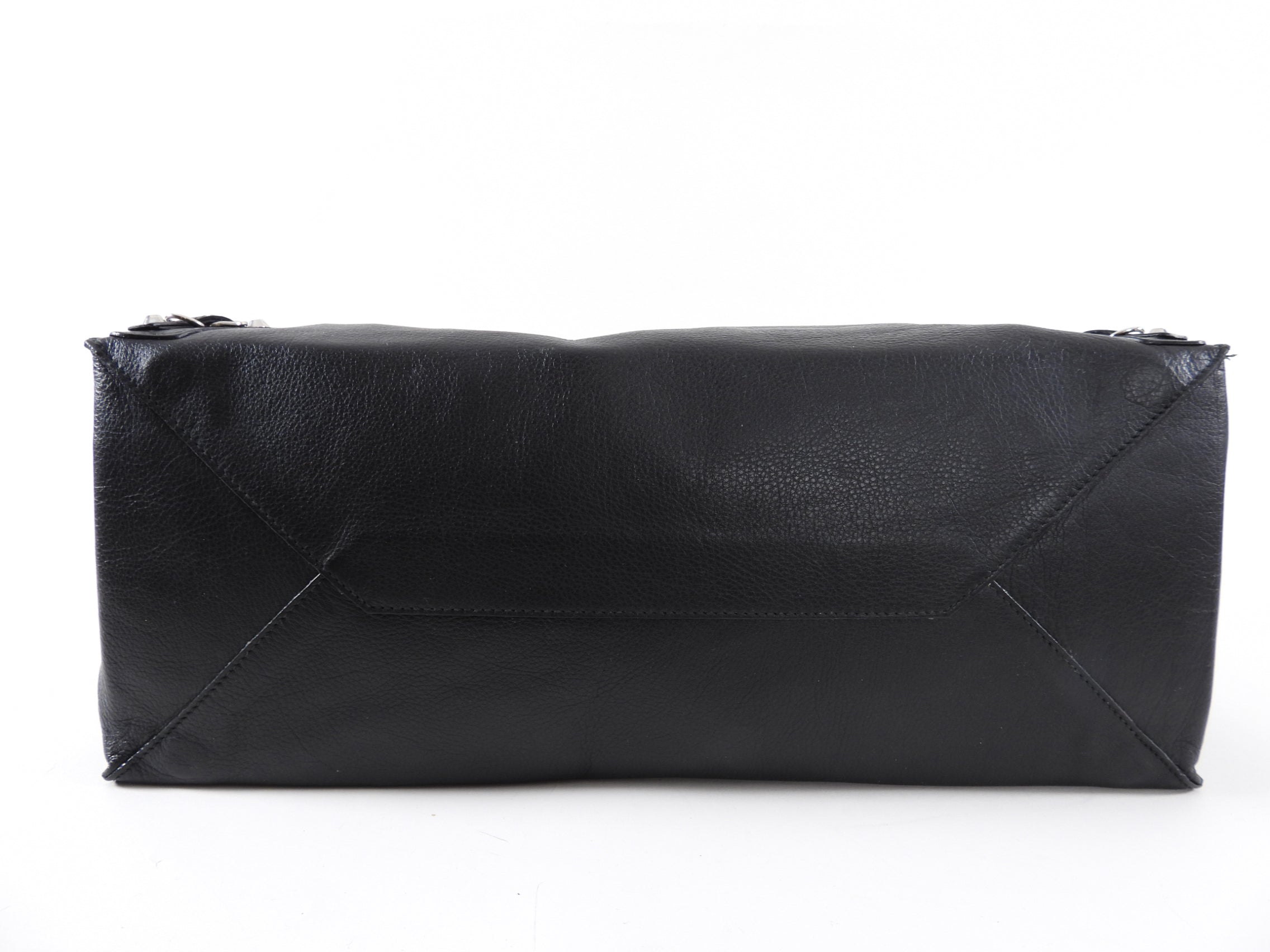 Balenciaga Large Black Leather A4 Tote Bag for Women - Stylish Work Bag, Laptop Bag & Travel Handbag for Office, Business & Daily Use
