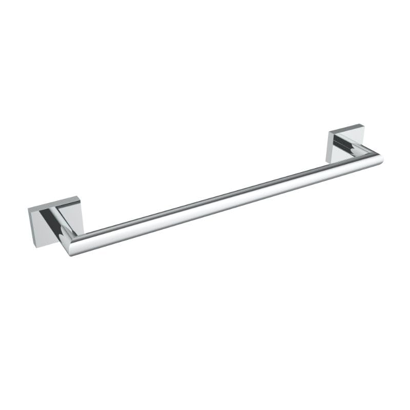 ICO Bath V6214 Volkano Crater 18-Inch Chrome Towel Bar - Modern Bathroom Accessory for Spa-Like Luxury