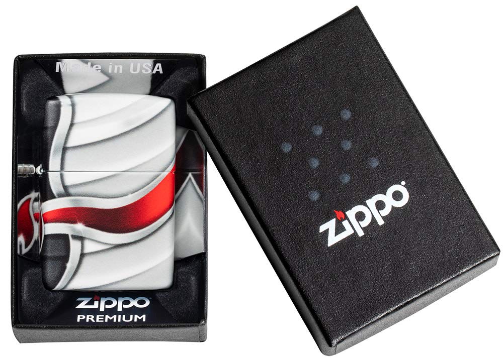 Premium Zippo Windproof Flame Lighters for Outdoor Adventures, Camping & Everyday Use - Classic Refillable Metal Lighter with Lifetime Guarantee