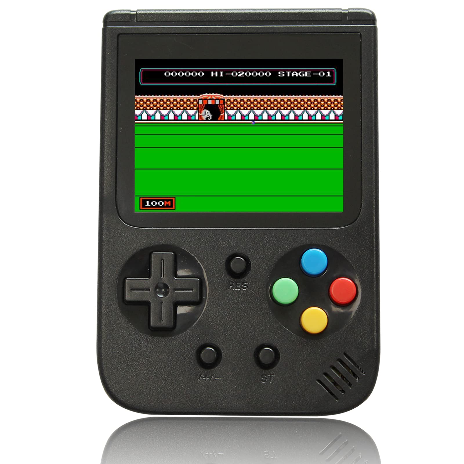 SCCAGIFT 500 Classic Games Handheld Console - Portable Retro Gaming Device for Kids & Adults - Christmas Birthday Gift - TV Playable (Black) - Perfect for Travel, Parties & Family Game Nights