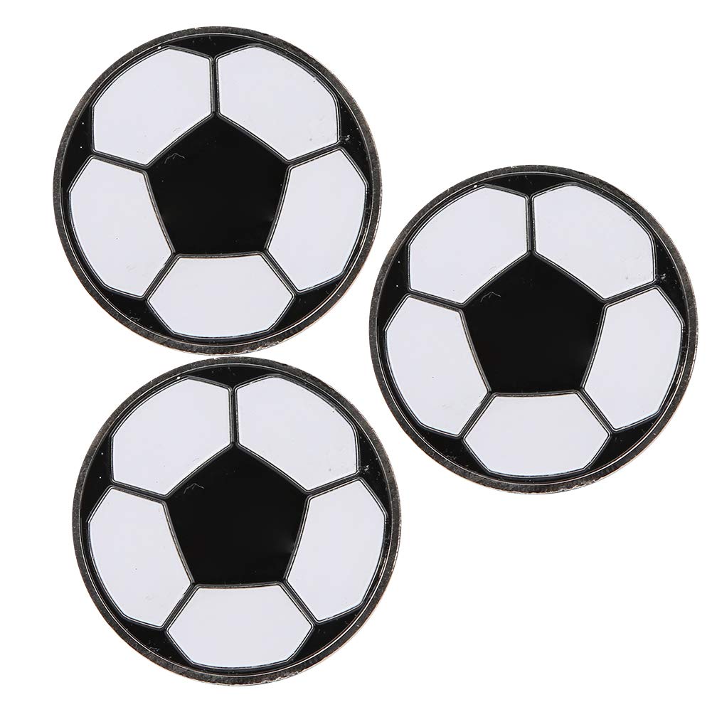 3Pcs Soccer Flip Coin Set - Referee Toss Coin for Football Games, Training & Outdoor Sports - Durable Soccer Supplies for Side Selection & Match Decisions (Perfect for Coaches, Referees & Players)