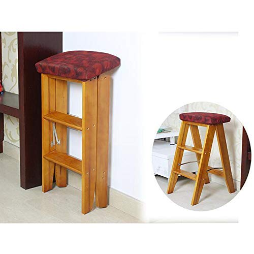 Multifunctional Foldable Step Stool for Kitchen, Bathroom & Outdoor Use - Lightweight Portable Ladder with Non-Slip Surface, Perfect for Home, Office & Camping (Black)