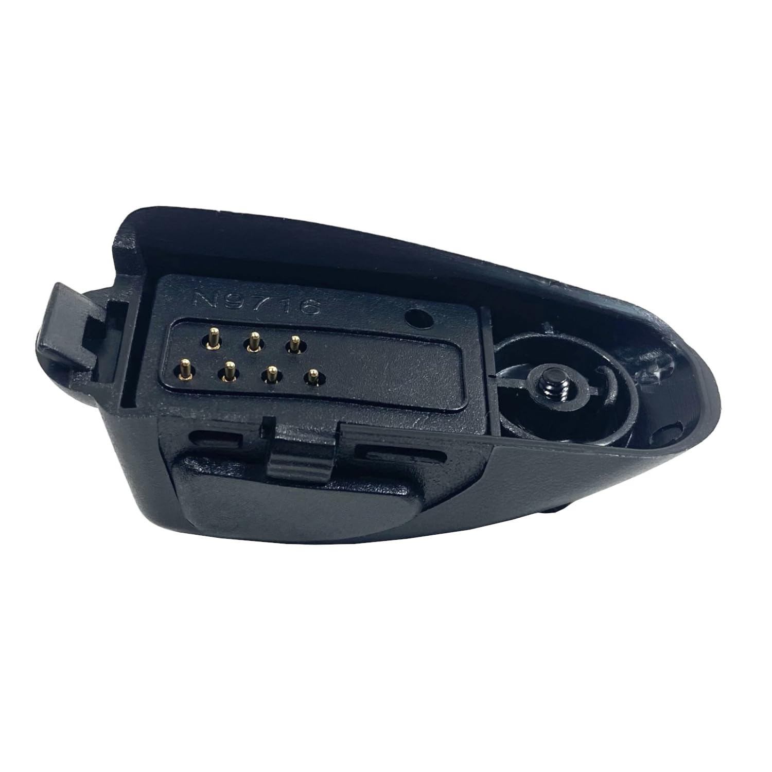 MaximalPower Universal Adapter for Motorola HT750 HT1250 HT1550 PTT Earpiece Headset Mic - Compatible with Two-Way Radios for Security, Construction & Outdoor Activities