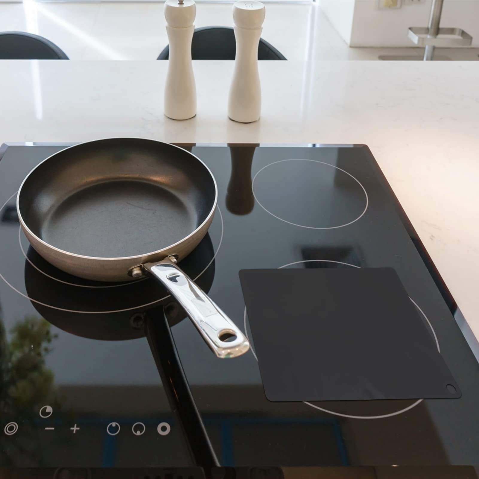 Luxshiny Silicone Induction Cooker Mat - Oil-Proof Heat Resistant Cooktop Protector Pad for Kitchen, Stove & Countertop Protection - Perfect for Cooking, Cleaning & Home Use