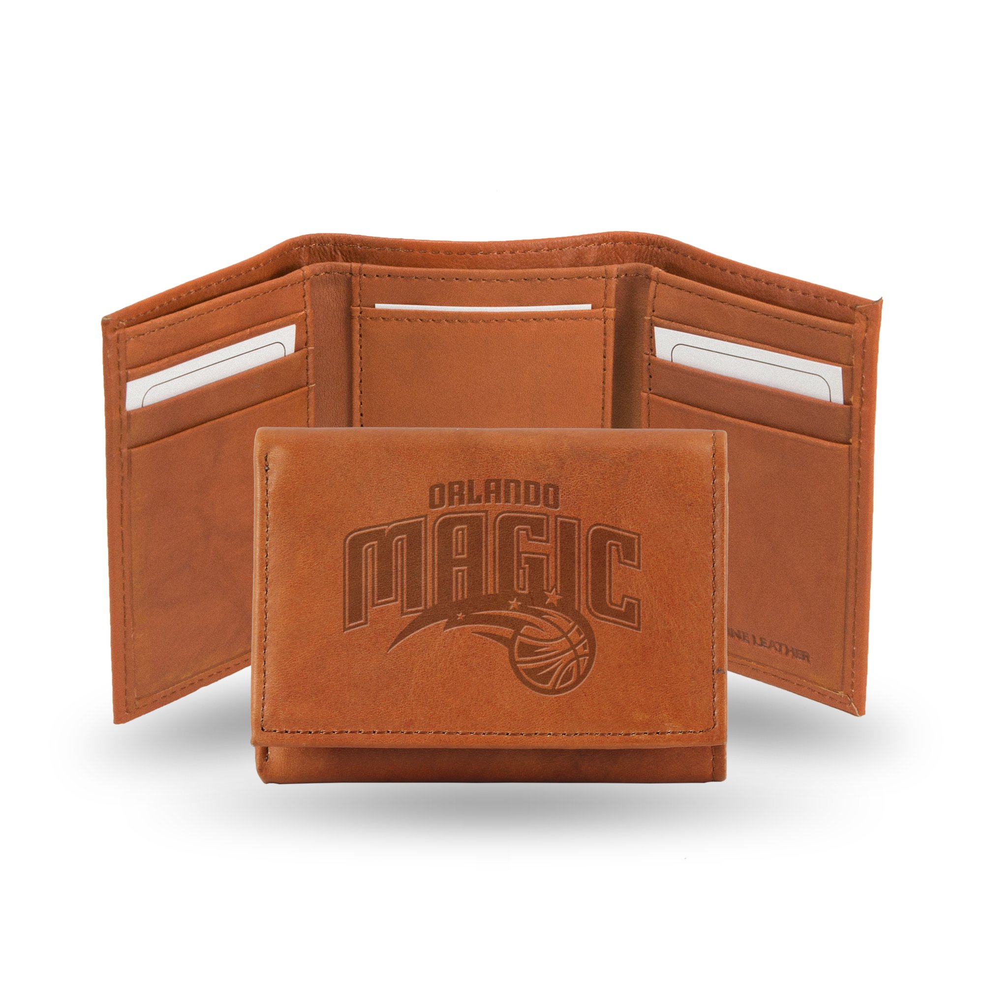 Premium Embossed Leather Trifold Wallet for Men - RFID Blocking, Multiple Card Slots & ID Window - Perfect for Business, Travel & Everyday Use