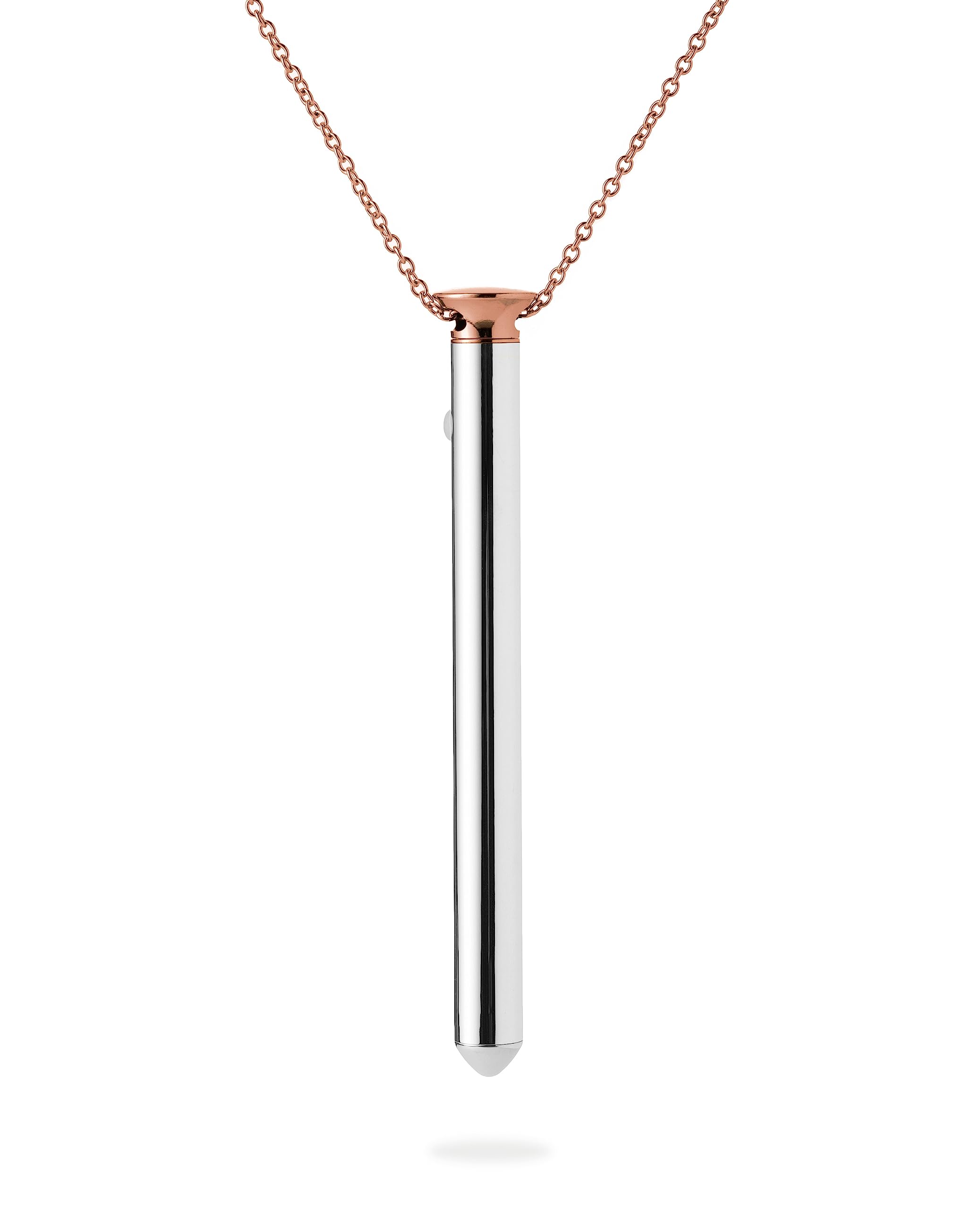 Crave Vesper Original Vibration Necklace - Luxury Wearable Vibrating Necklace for Adults | Discreet Rose Gold Sex Toy & Intimate Accessory for Couples Play, Date Nights & Sensual Massage