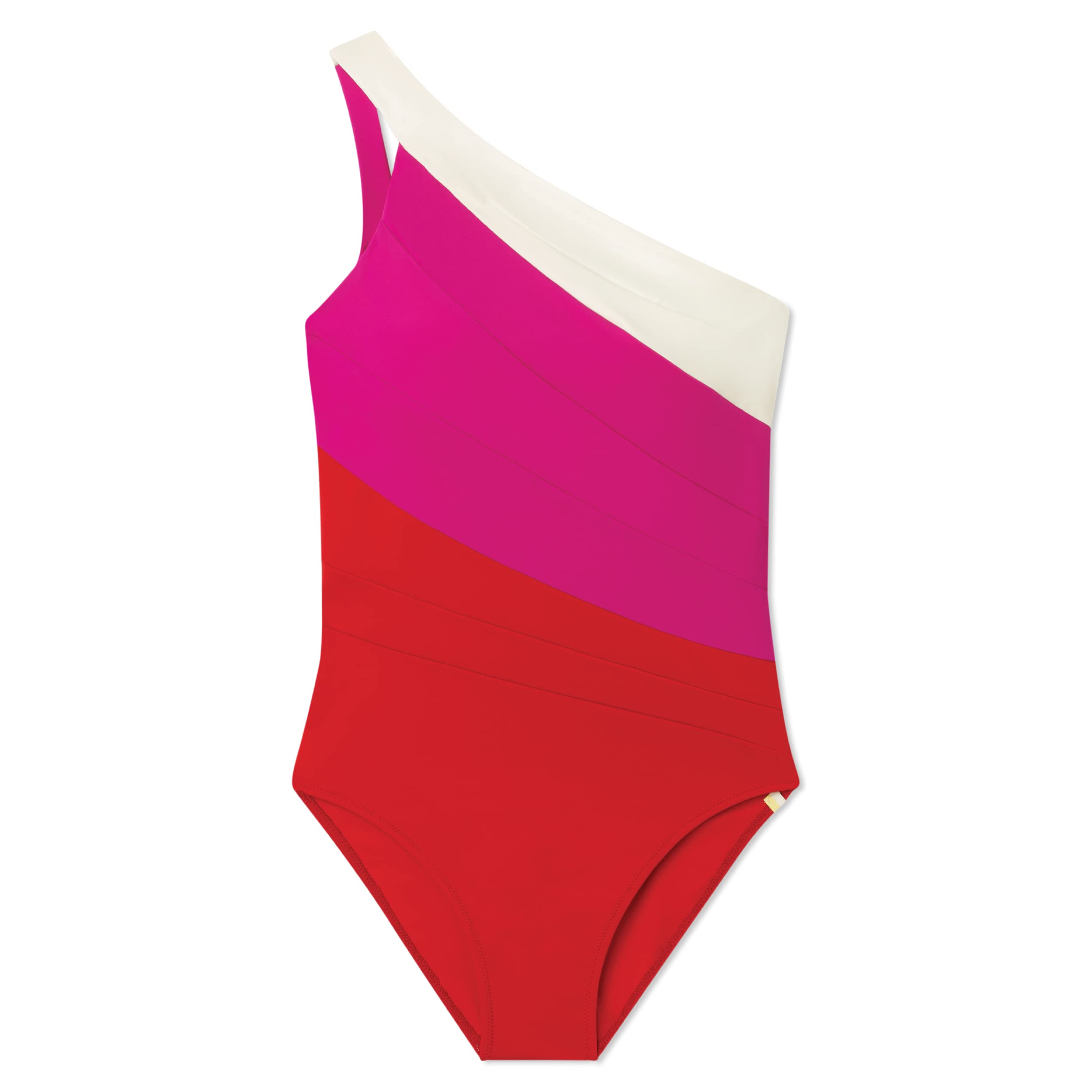 SUMMERSALT The Sidestroke One Piece Swimsuit for Women - High Waisted Tummy Control Bathing Suit - Perfect for Beach, Pool & Vacation