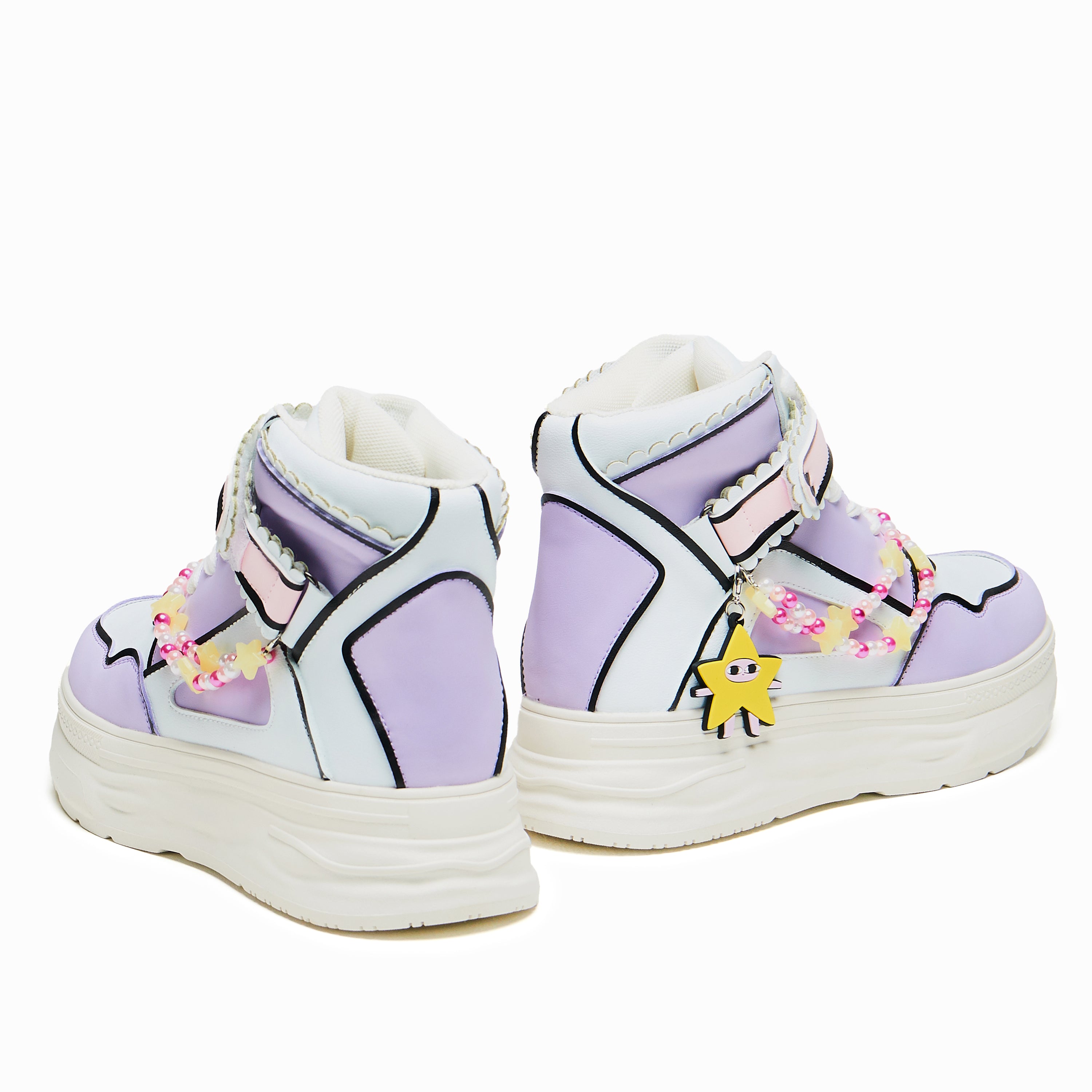 UR A STAR High Top Sneakers for Women - Trendy Fashion Basketball Shoes for Running, Gym & Streetwear