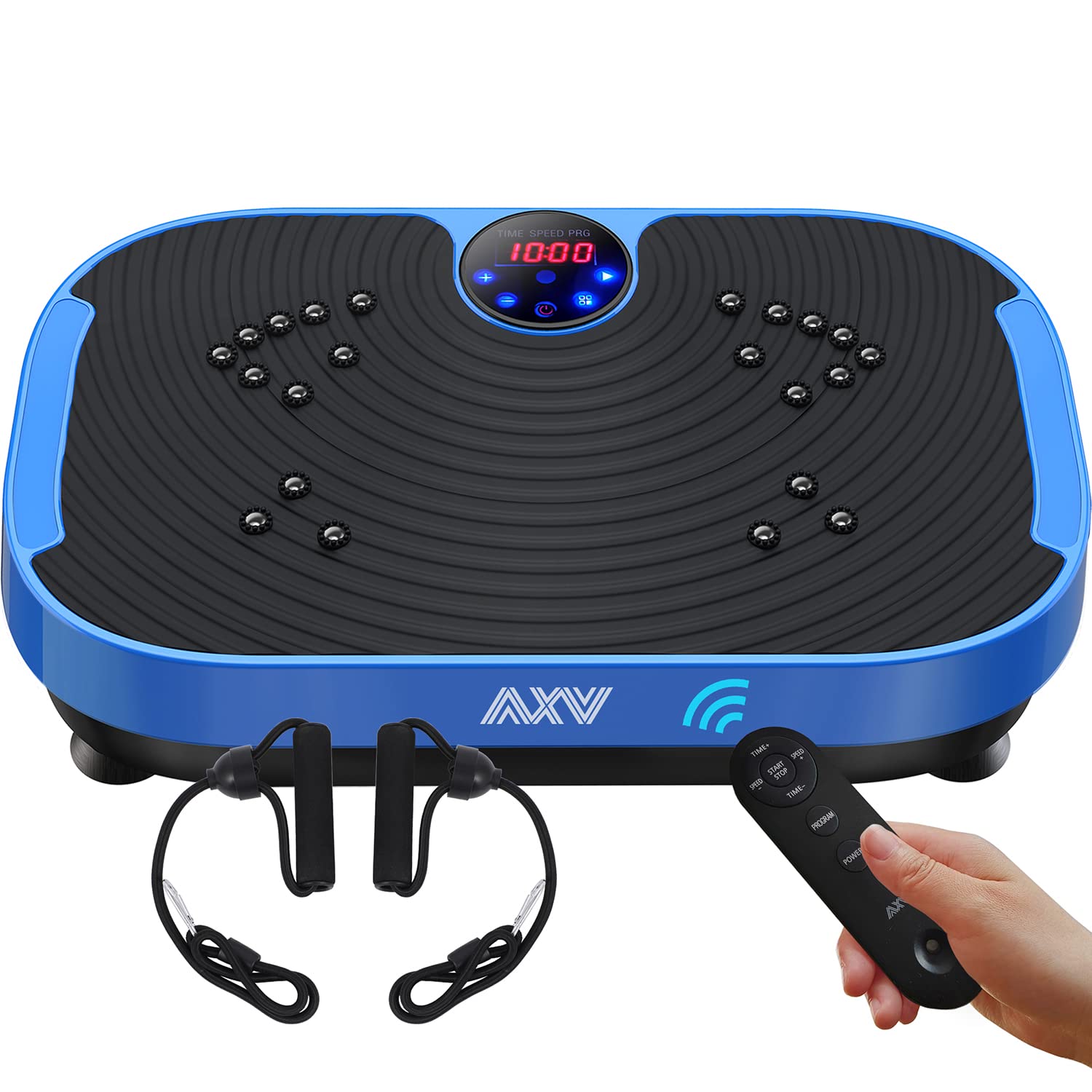AXV Vibration Plate Exercise Machine - Whole Body Workout Platform for Weight Loss, Toning & Lymphatic Drainage | Home Gym Fitness Equipment for Women & Men | Perfect for Small Spaces & Recovery Workouts