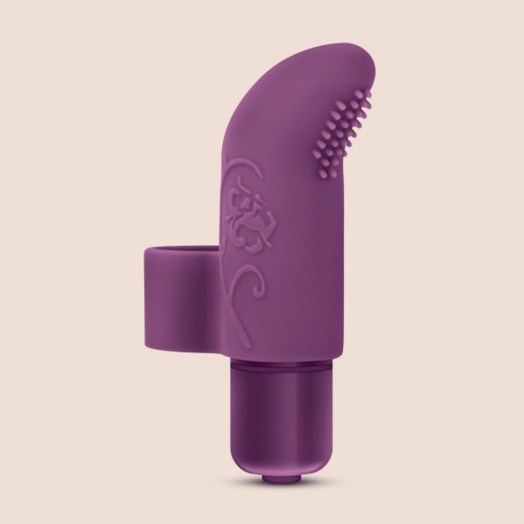 Play With Me Finger Vibe - Rechargeable Silicone Sleeve with Removable Bullet Vibrator for Couples | Waterproof & Body-Safe Adult Toy for Foreplay, Massage & Intimate Moments