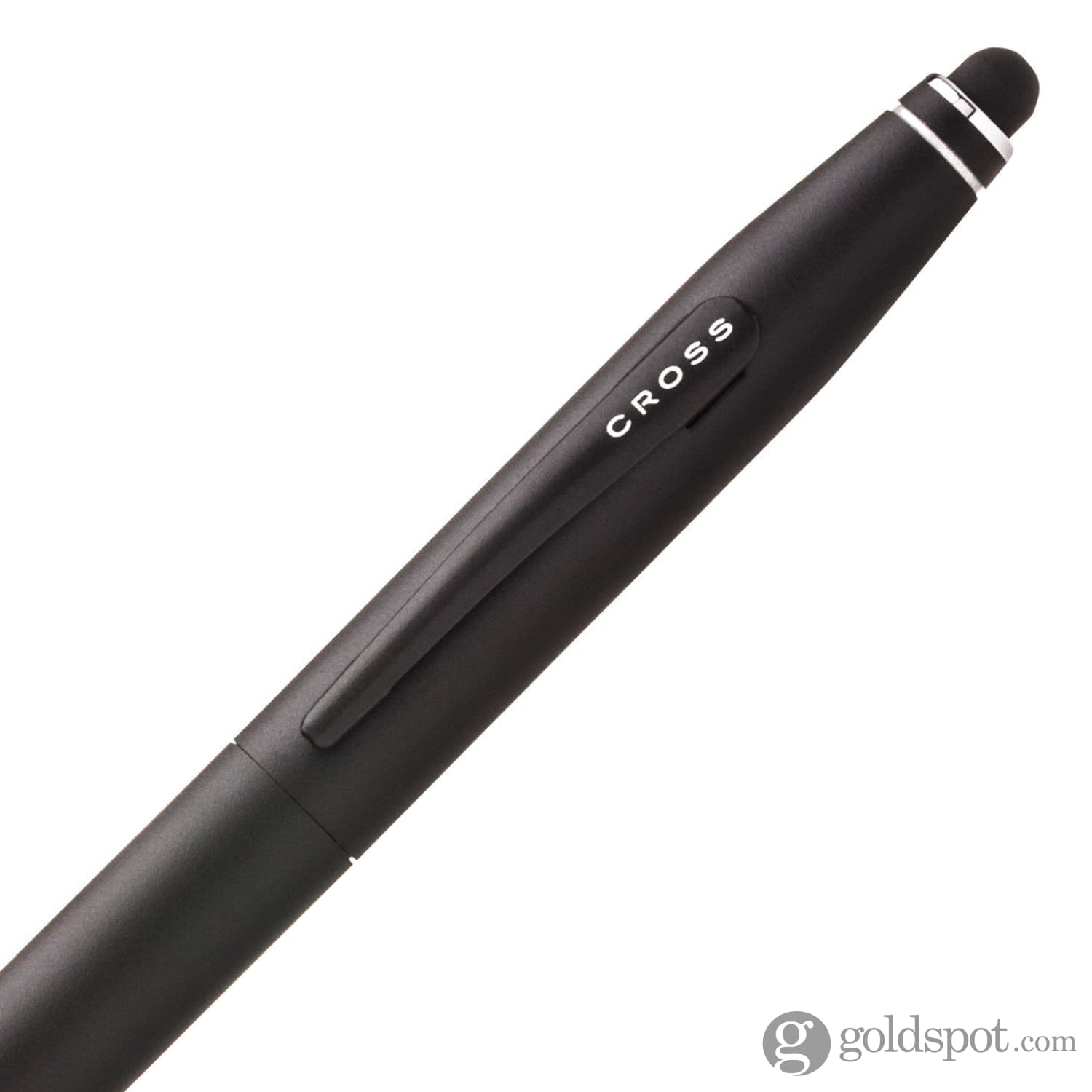 Cross Tech 2-in-1 Ballpoint Pen with Capacitive Stylus - Satin Black for Precise Writing & Touchscreen Use | Perfect for Office Work, Note Taking & Digital Devices