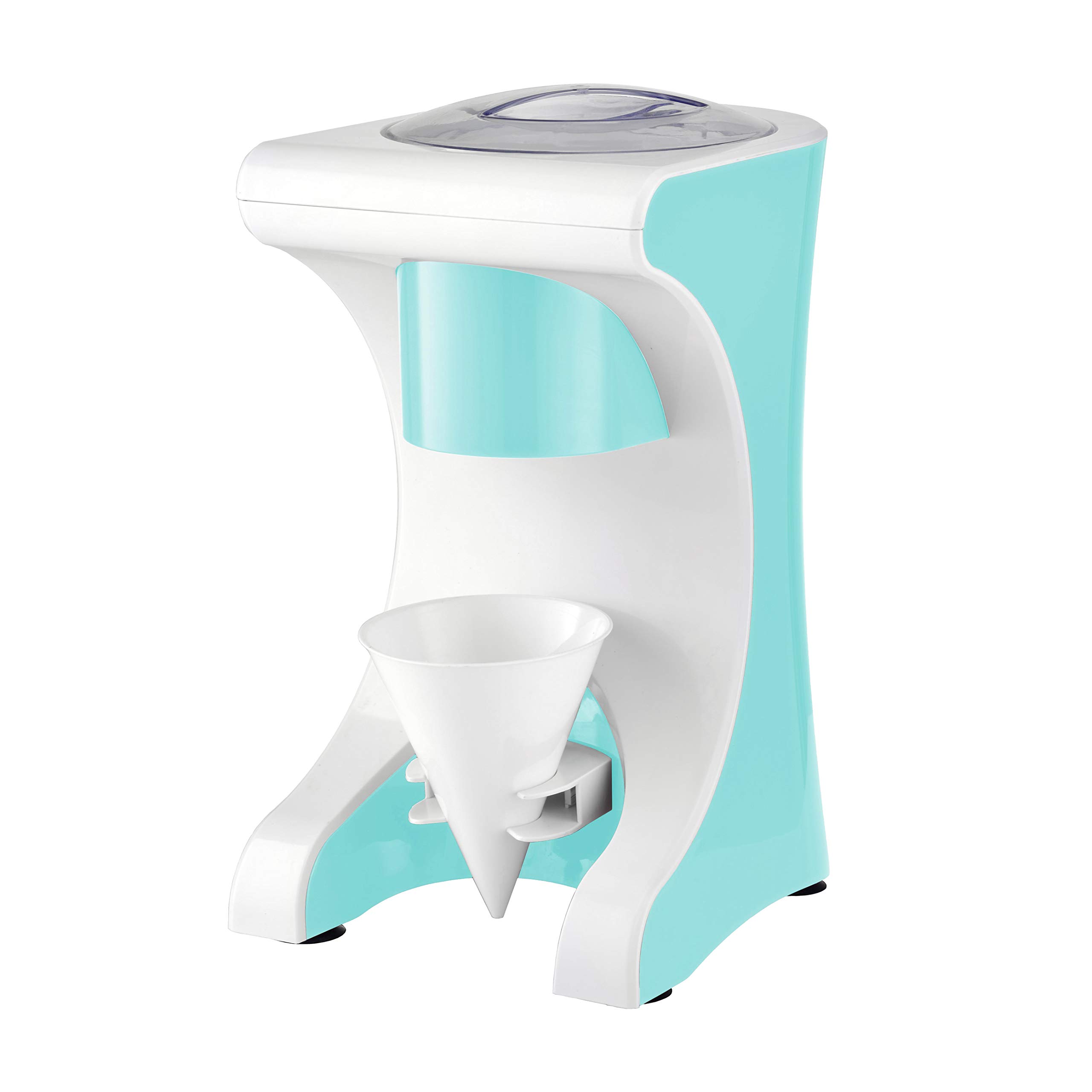 Brentwood TS-1420BL Blue Snow Cone Maker & Shaved Ice Machine - Compact Countertop Appliance for Home, Parties & Summer Treats