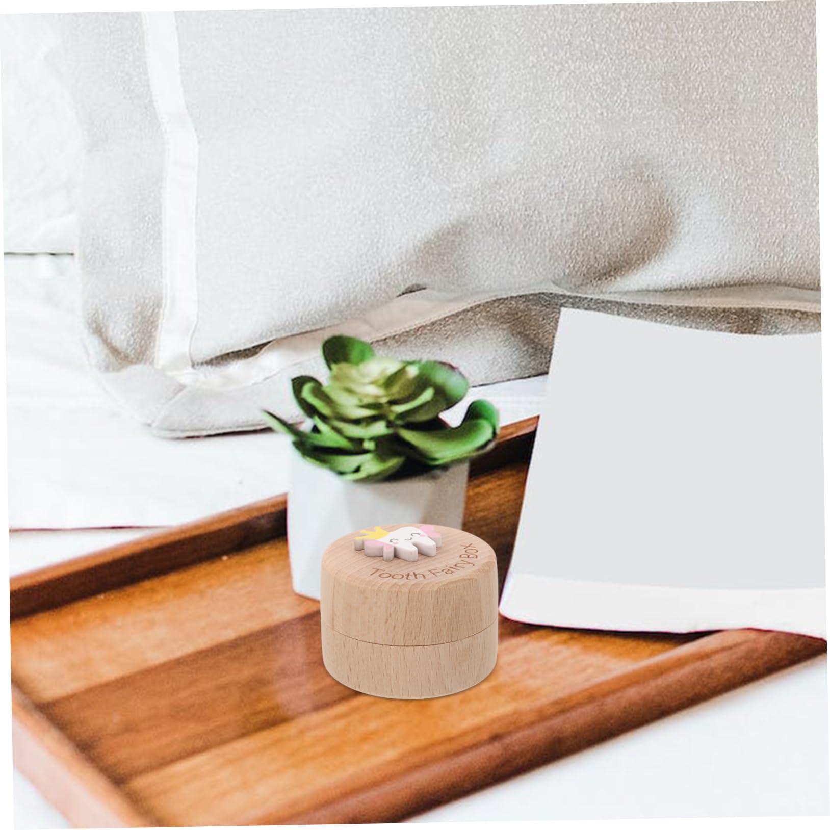 Premium Wooden Baby First Tooth Keepsake Box - Safe & Eco-Friendly Tooth Storage Holder for Children's Milestone Memories | Perfect for Baby Showers, Christenings & First Birthday Gifts