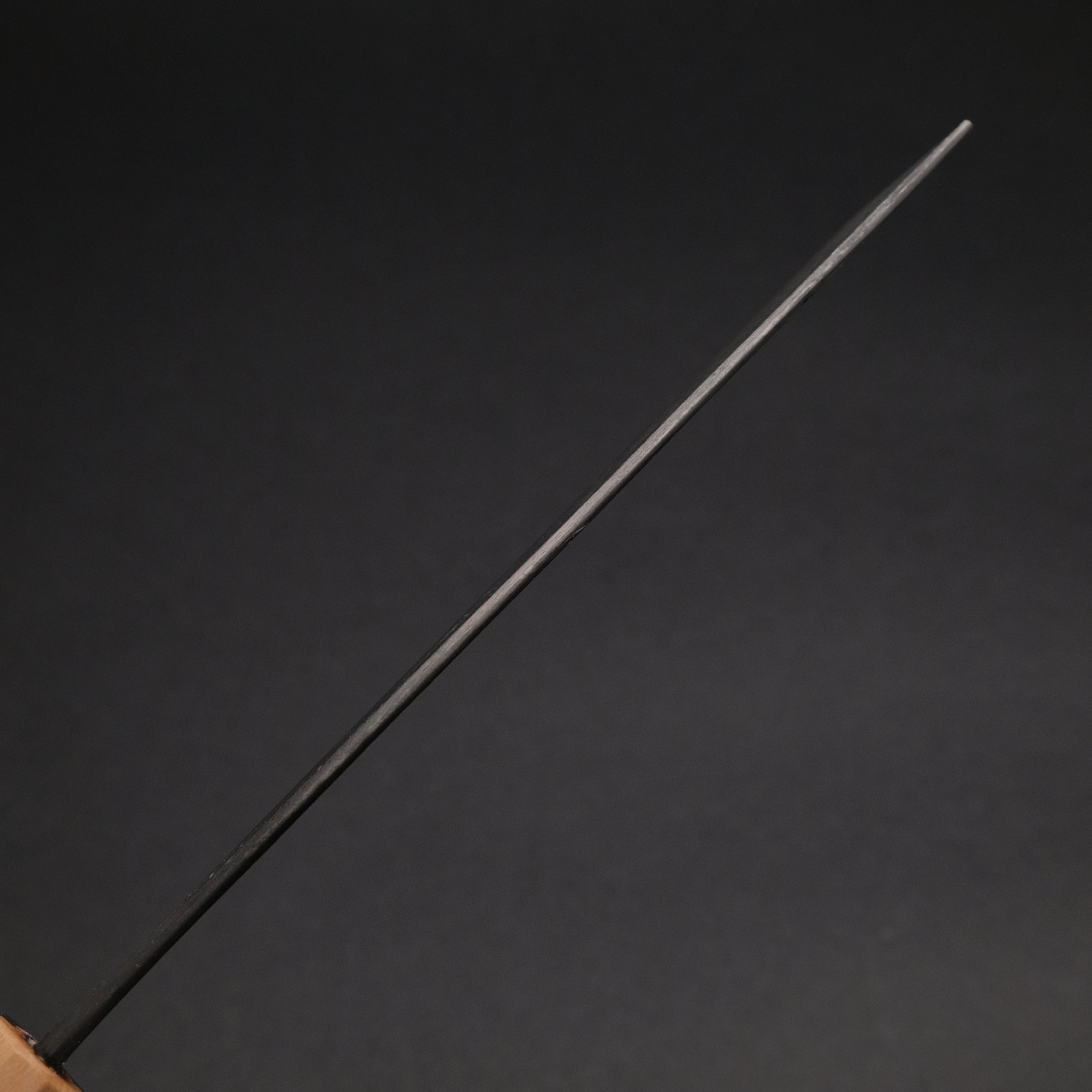 Ajikataya White #2 Matsuba Damascus Nakiri Knife 180mm - Premium Japanese Kitchen Knife with Olive Wood & Resin Handle (#16) - Perfect for Sushi, Vegetables & Precision Cutting
