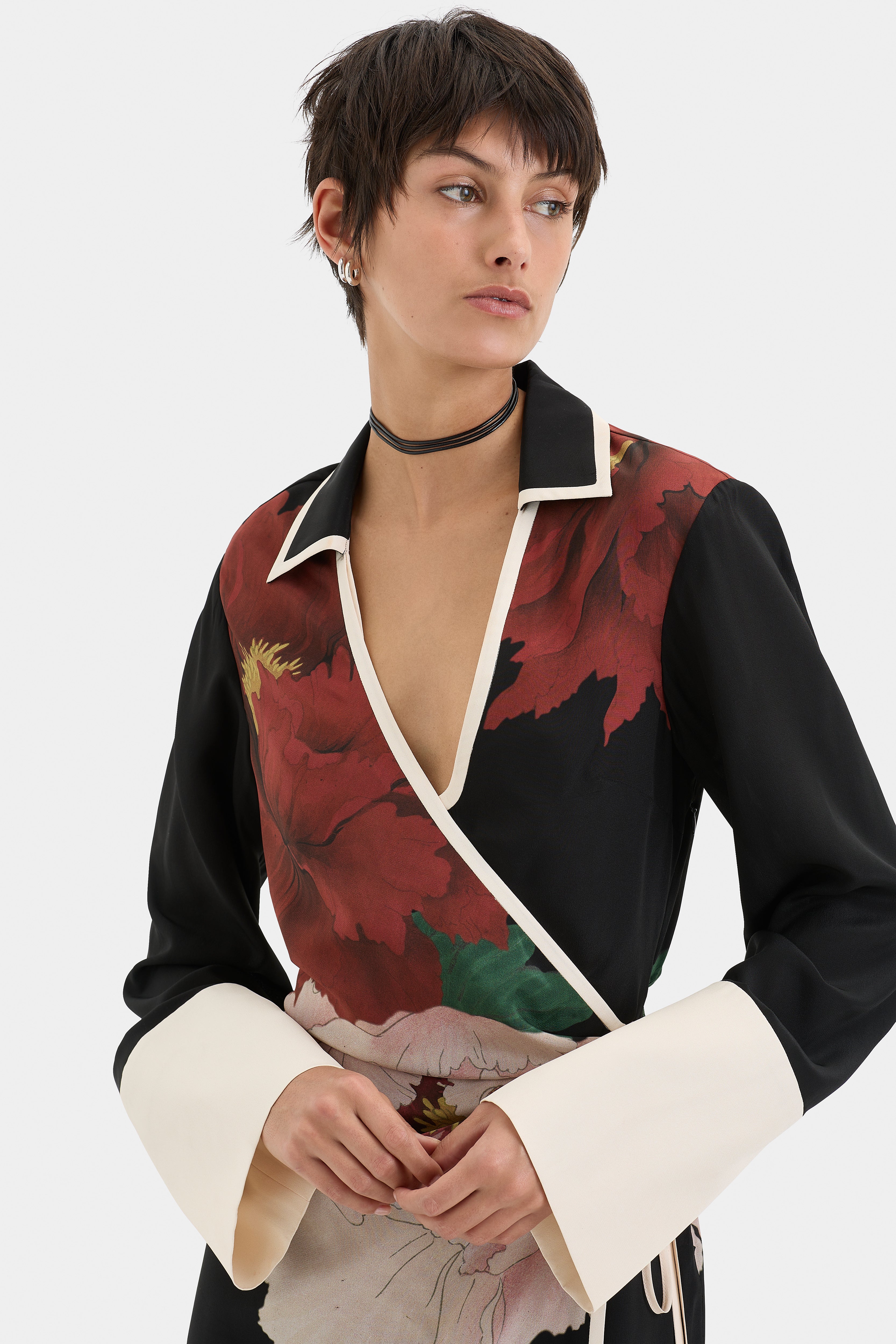 Florian Wrap Shirt Dress for Women - Stylish Button Down Casual & Office Wear - Perfect for Spring Summer Outfits, Date Nights and Work Attire
