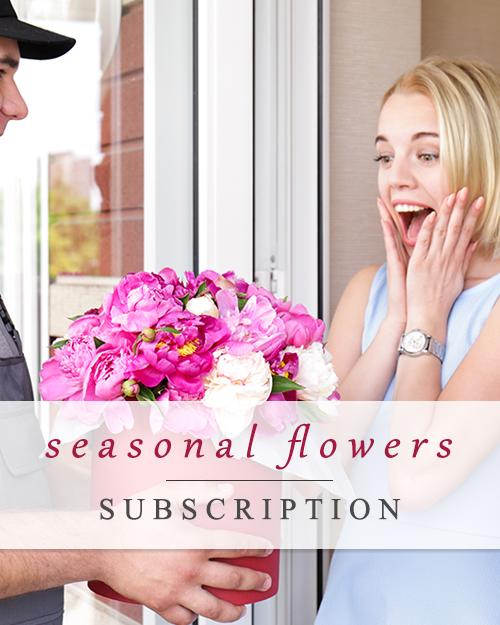 LUXE Premium Flower Subscription Box - Fresh Monthly Flower Delivery for Home & Office Decor | Perfect for Gifts, Weddings & Special Occasions