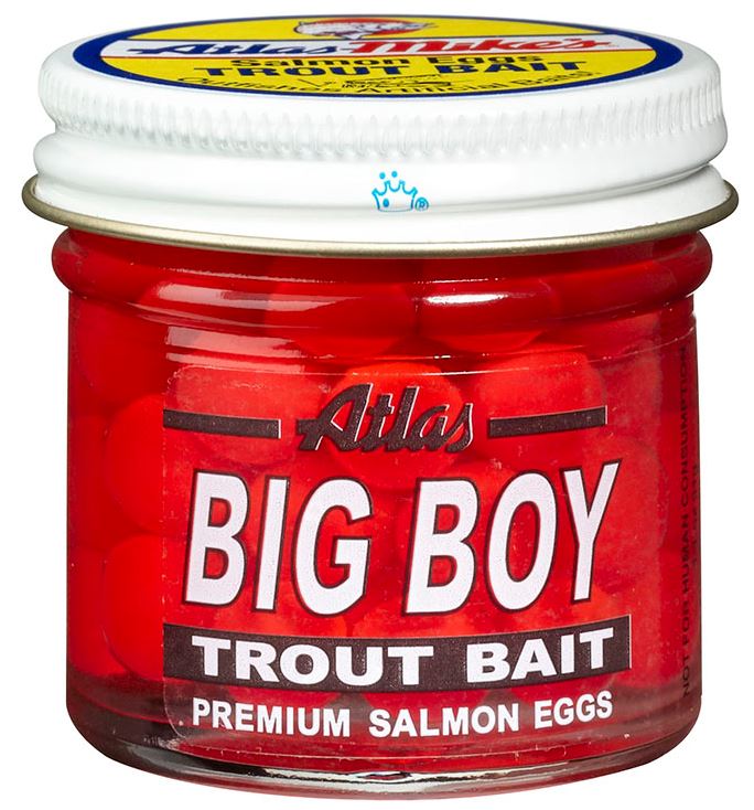 Premium Big Boy Salmon Eggs Trout Bait - Natural Freshwater Fishing Lure for Trout, Steelhead & Salmon - Ideal for River, Lake & Stream Fishing Adventures