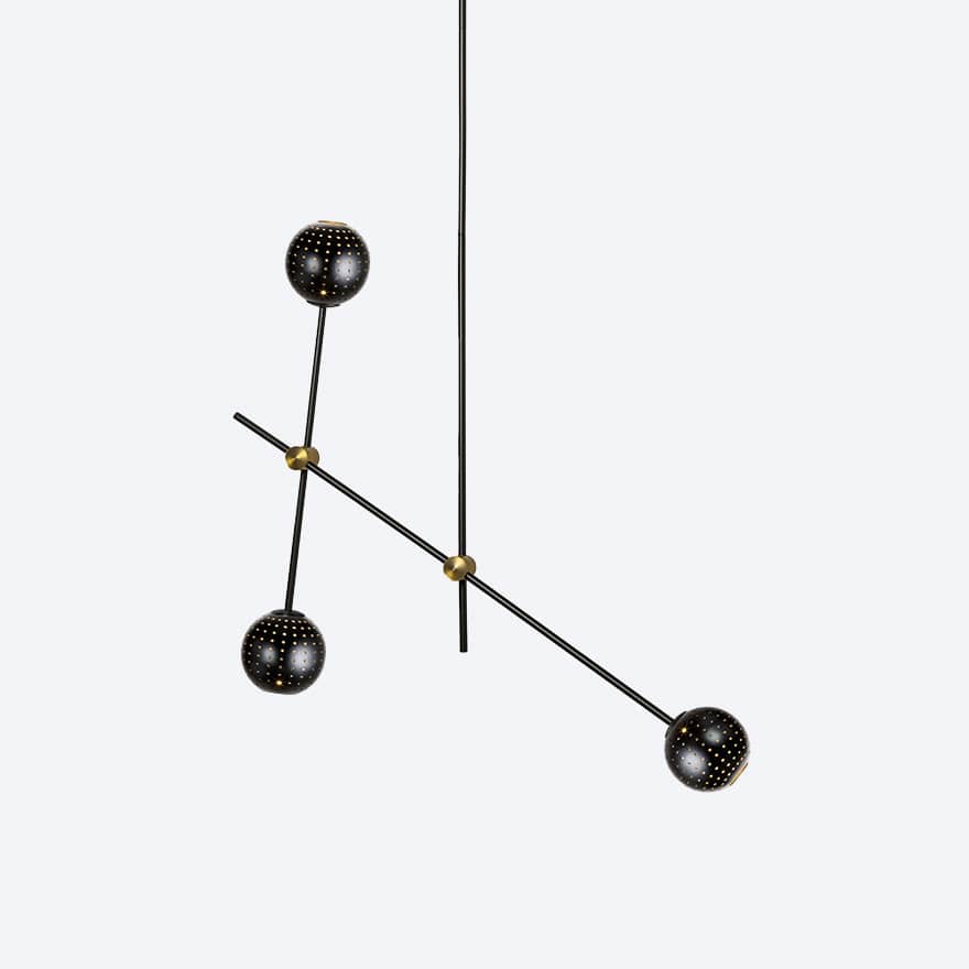APENERA 3-Light Pendant Lighting Fixture with Yosh Shade - Modern Ceiling Light for Dining Room, Kitchen Island & Bedroom