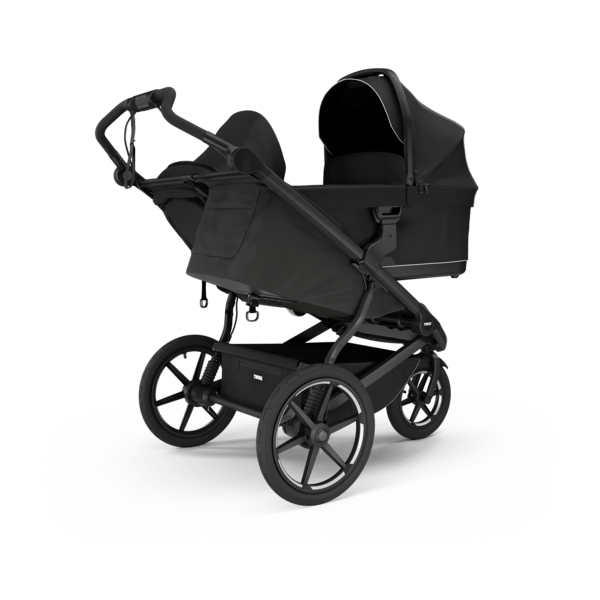 Thule Urban Glide 3 Double Black Stroller - Premium Double Jogging Stroller for Active Parents | Perfect for Running, Walking & Outdoor Adventures with Two Kids
