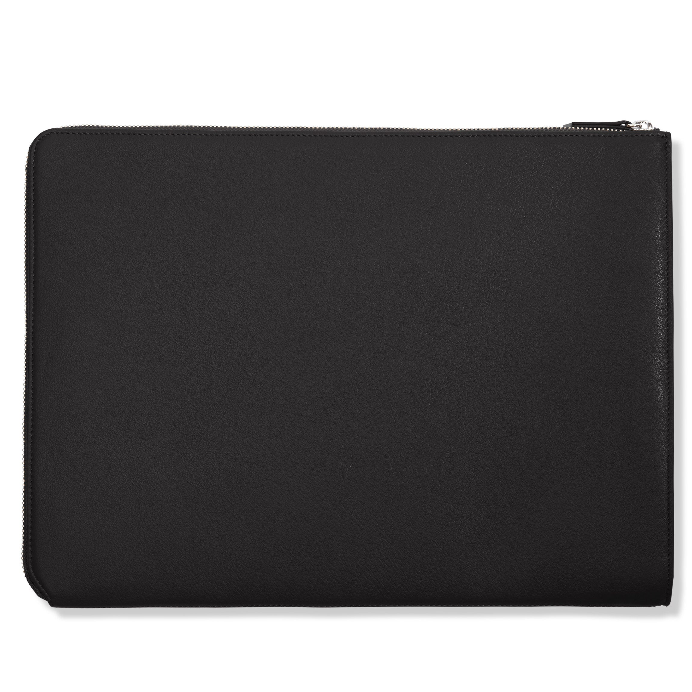 Premium Black Onyx Gusseted Document & Laptop Holder - Expandable File Organizer for Office, School, Travel & Business Professionals