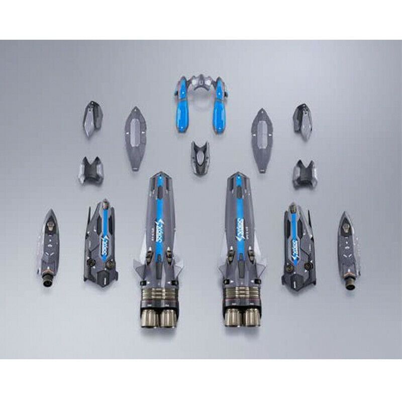 Bandai DX Chogokin Macross Delta VF-31AX Kairos Plus Hayate Custom Super Parts Action Figure - Collectible Model Kit for Anime Fans & Display