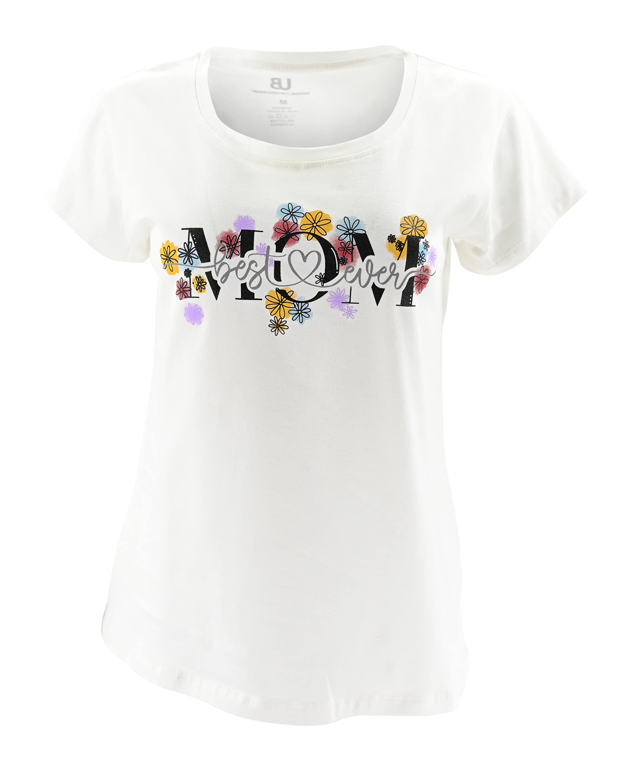 Women's Floral Print Short Sleeve T-Shirt - Perfect for Mother's Day, Easter & Spring/Summer Holidays - Casual Outfit for Brunch, Church & Family Gatherings