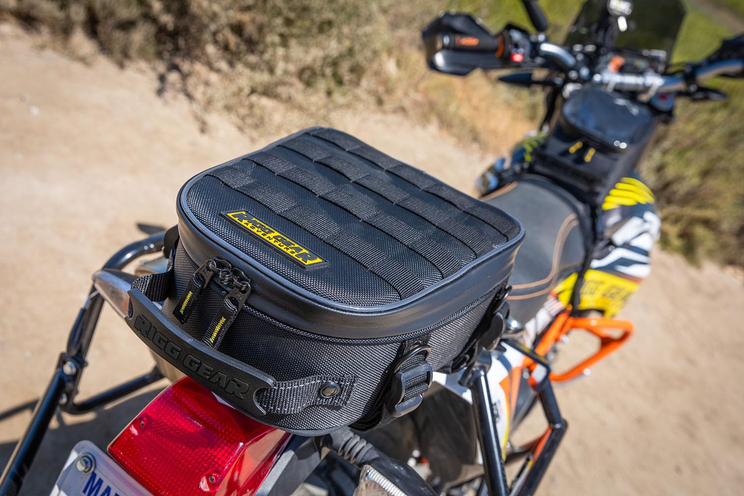 Nelson Rigg Trails End Motorcycle Tail Bag - Waterproof Durable Luggage for Bikes - Perfect for Commuting, Touring & Adventure Rides