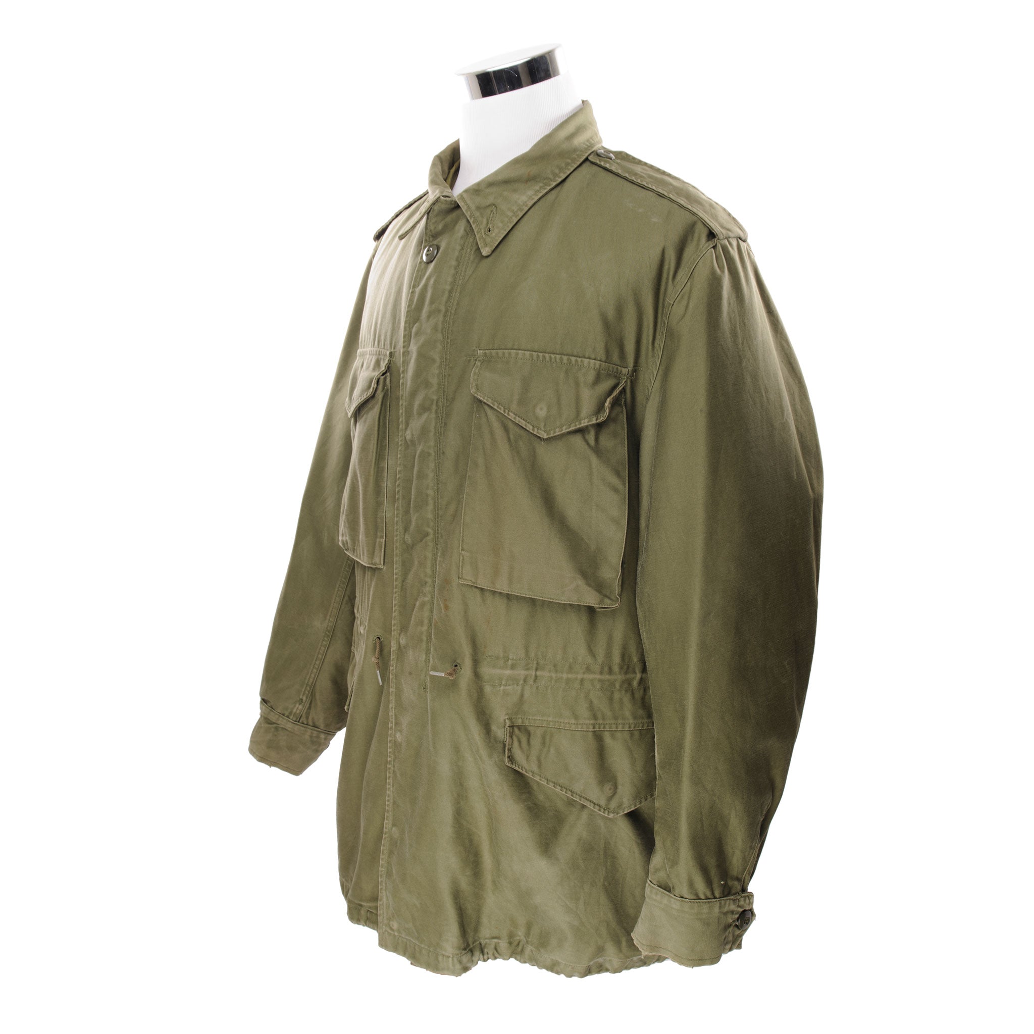 Vintage US Army M-1951 Field Jacket - Authentic Vietnam War Era Military Surplus (Size Large Long) - Perfect for Outdoor Adventures, Reenactments & Collectors
