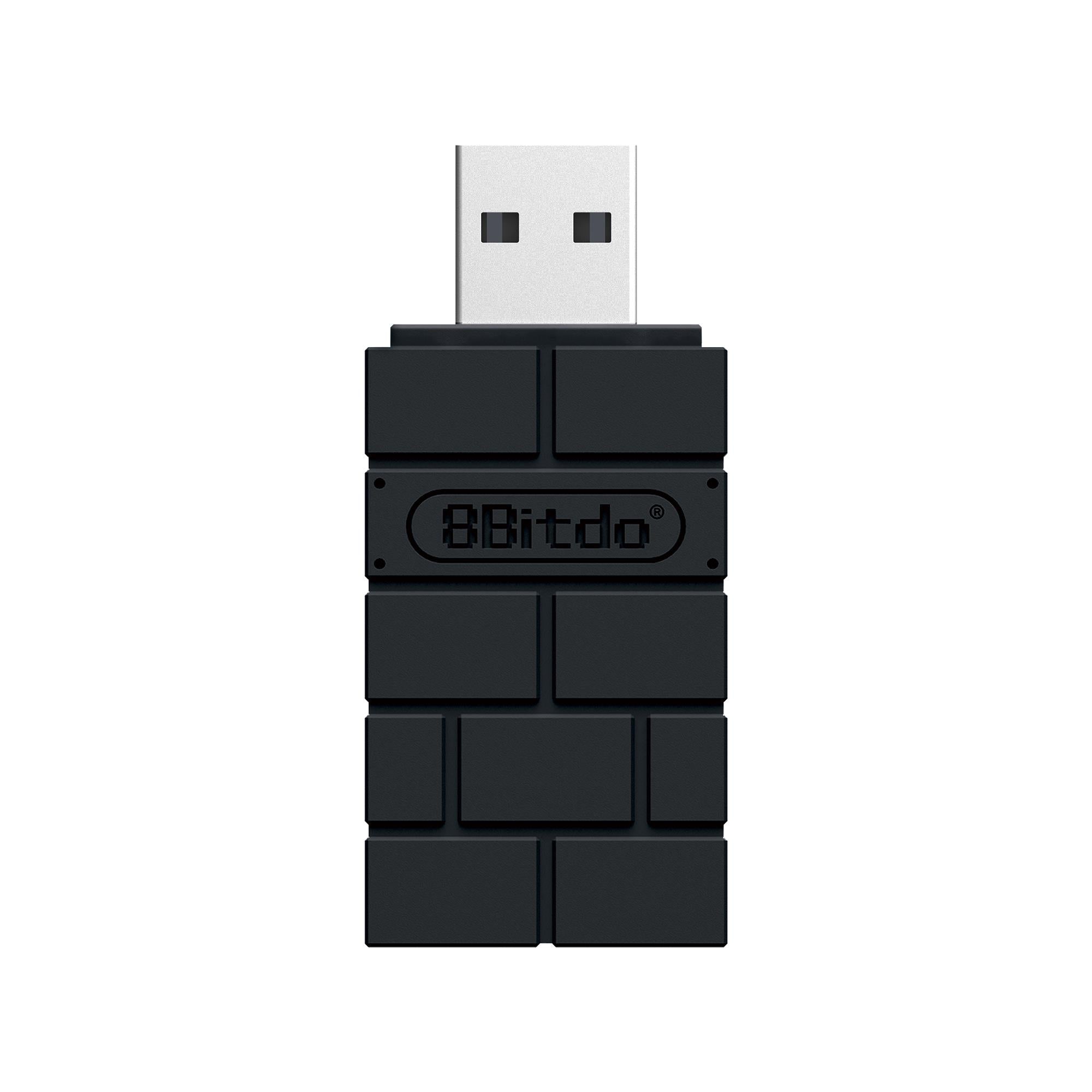 8BitDo USB Wireless Adapter 2 for PC, Switch, PS4, PS5 - Bluetooth Controller Receiver Dongle for Gaming Consoles | Perfect for Retro & Modern Gaming Setups