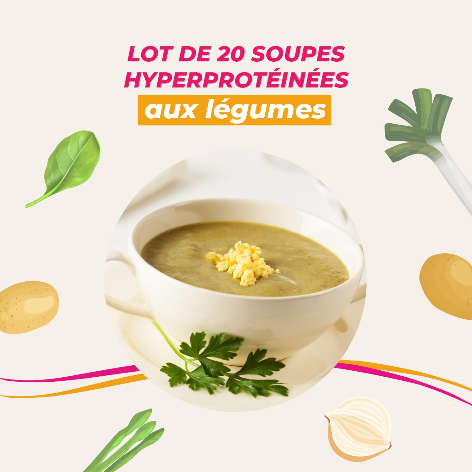 20-Pack Gluten-Free Vegetable Soup - Healthy, Affordable & Convenient for Quick Meals, Camping & Emergency Food Storage