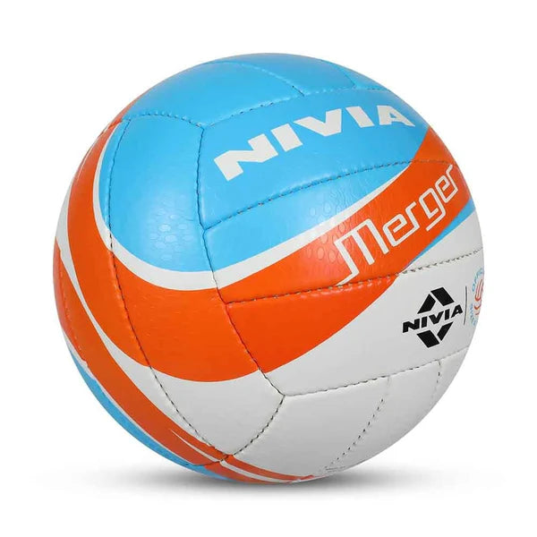 Nivia Merger Volleyball - Official Size & Weight for Indoor & Outdoor Games - Perfect for Beach, Court, and Training Sessions